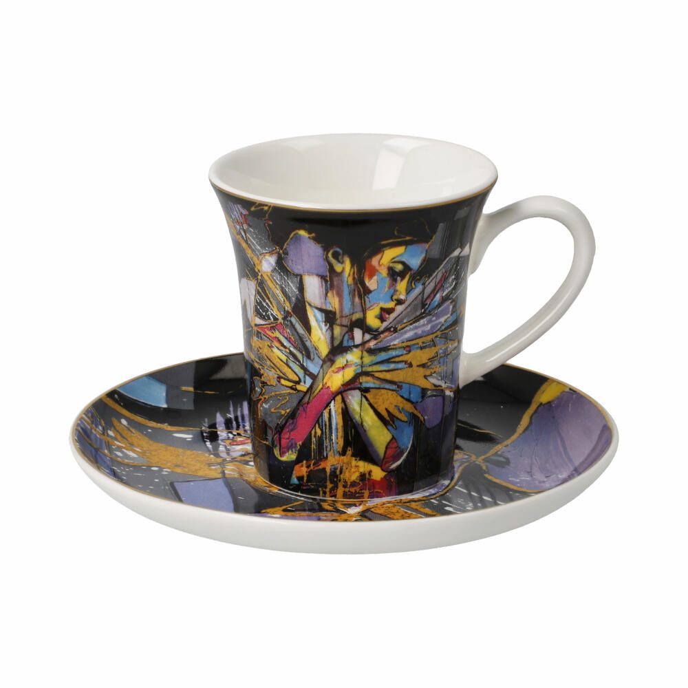 Goebel Espressotasse Lana Frey - Fire in the Belly, Fine Bone China