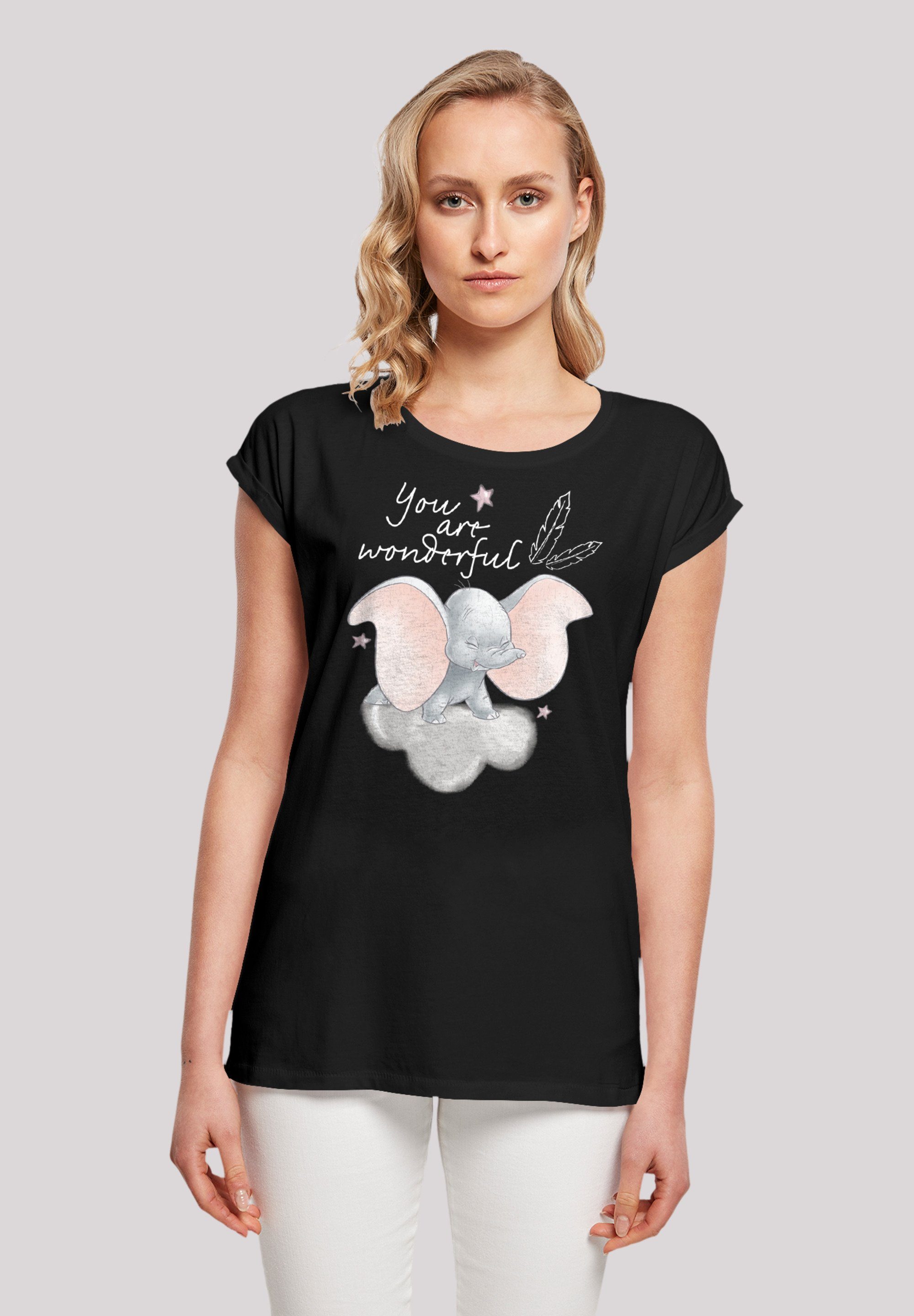 F4NT4STIC T-Shirt Disney Wonderful You Baumwollstoff Dumbo Premium Are weicher Qualität, hohem Tragekomfort Sehr mit