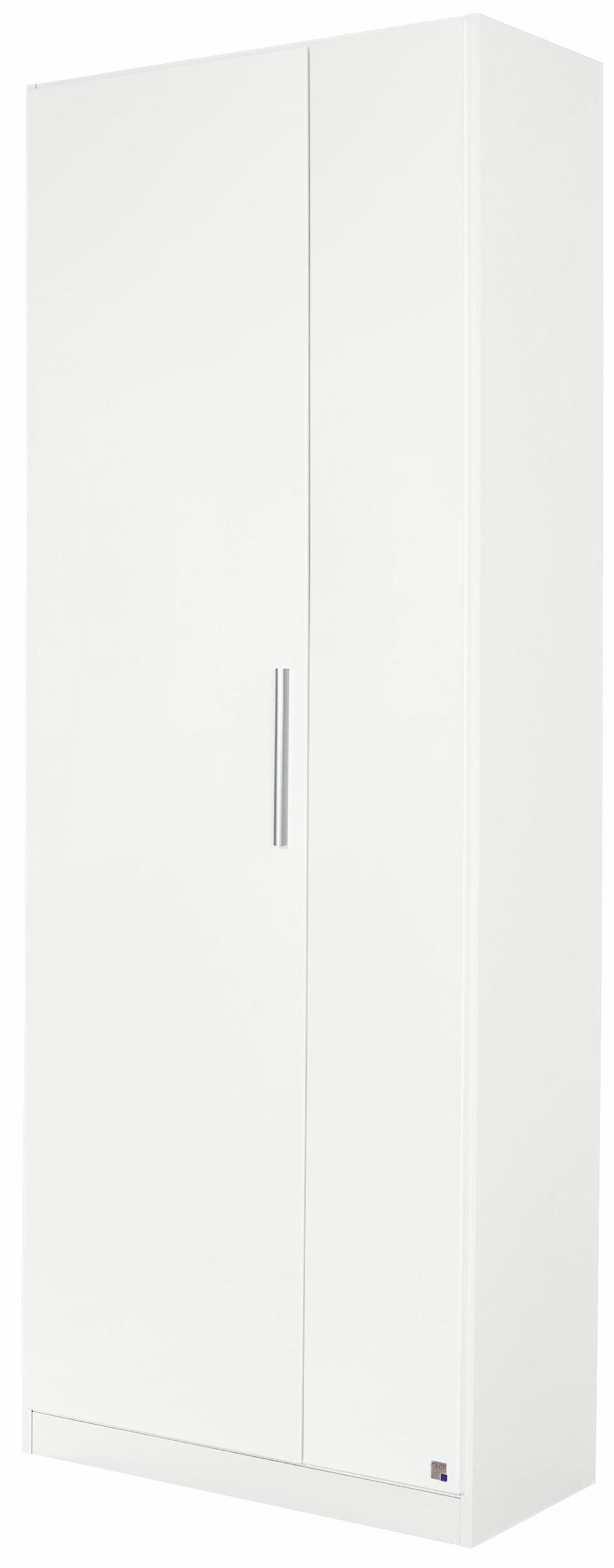 rauch Garderobenschrank Garderobe Drehtürenschrank Kleiderschrank Schrank Mehrzweck MINOSA Breite 69 cm mit ausziehbarer Kleiderstange MADE IN GERMANY