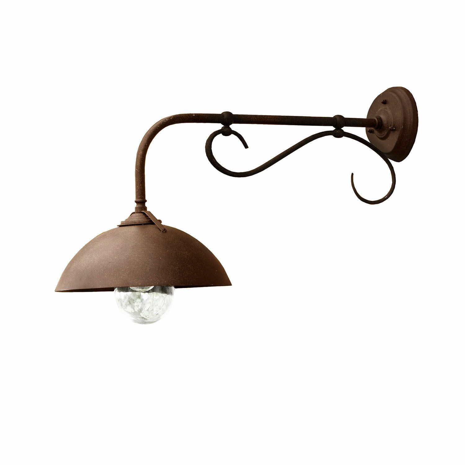 Mirabeau Außen-Wandleuchte Außenwandlampe Lupia dunkelbraun