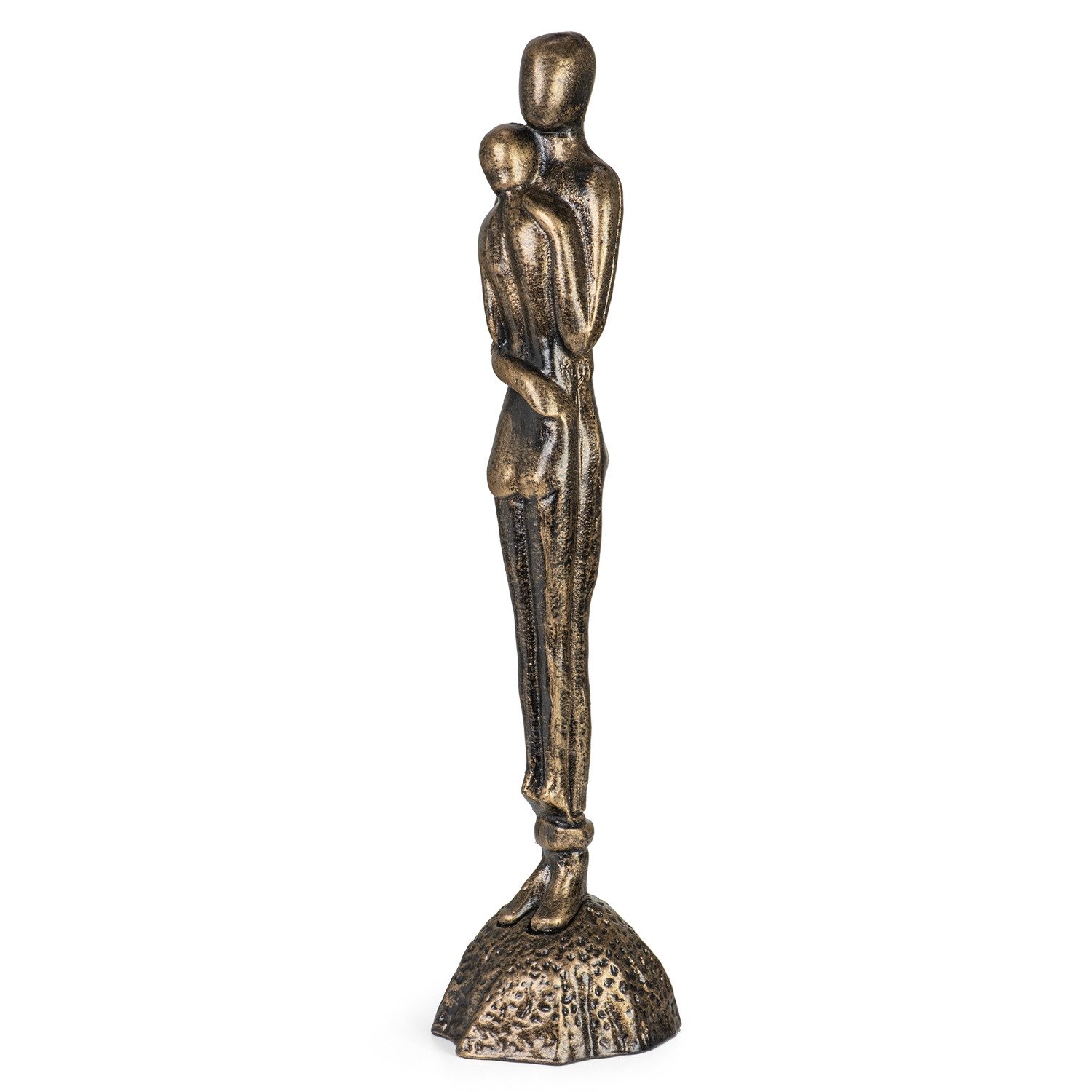 Moritz Dekofigur Vertrautes Pärchen stehend 7,3Kg, Polyresin Figuren Deko Geschenk Geometrische TierFigur Modern Skulptur