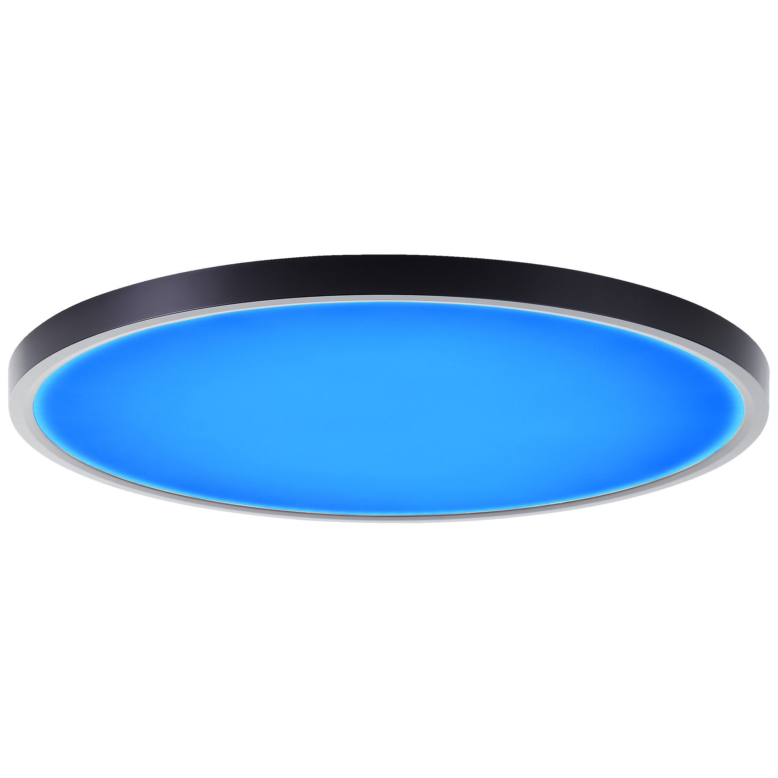Lightbox Deckenleuchte, LED fest integriert, Warmweiß, LED-Deckenlampe 50cm, 4000lm, 3000K, RGB, dimmbar, Tuya, Fernbedienung