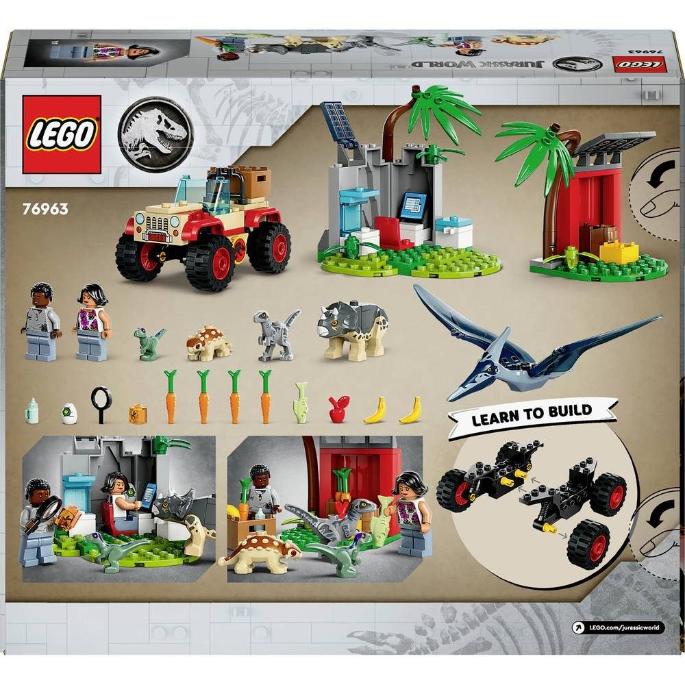 LEGO® JURASSIC WORLD™ Rettungszentrum für Baby-Dinos 76963 Konstruktionsspielsteine
