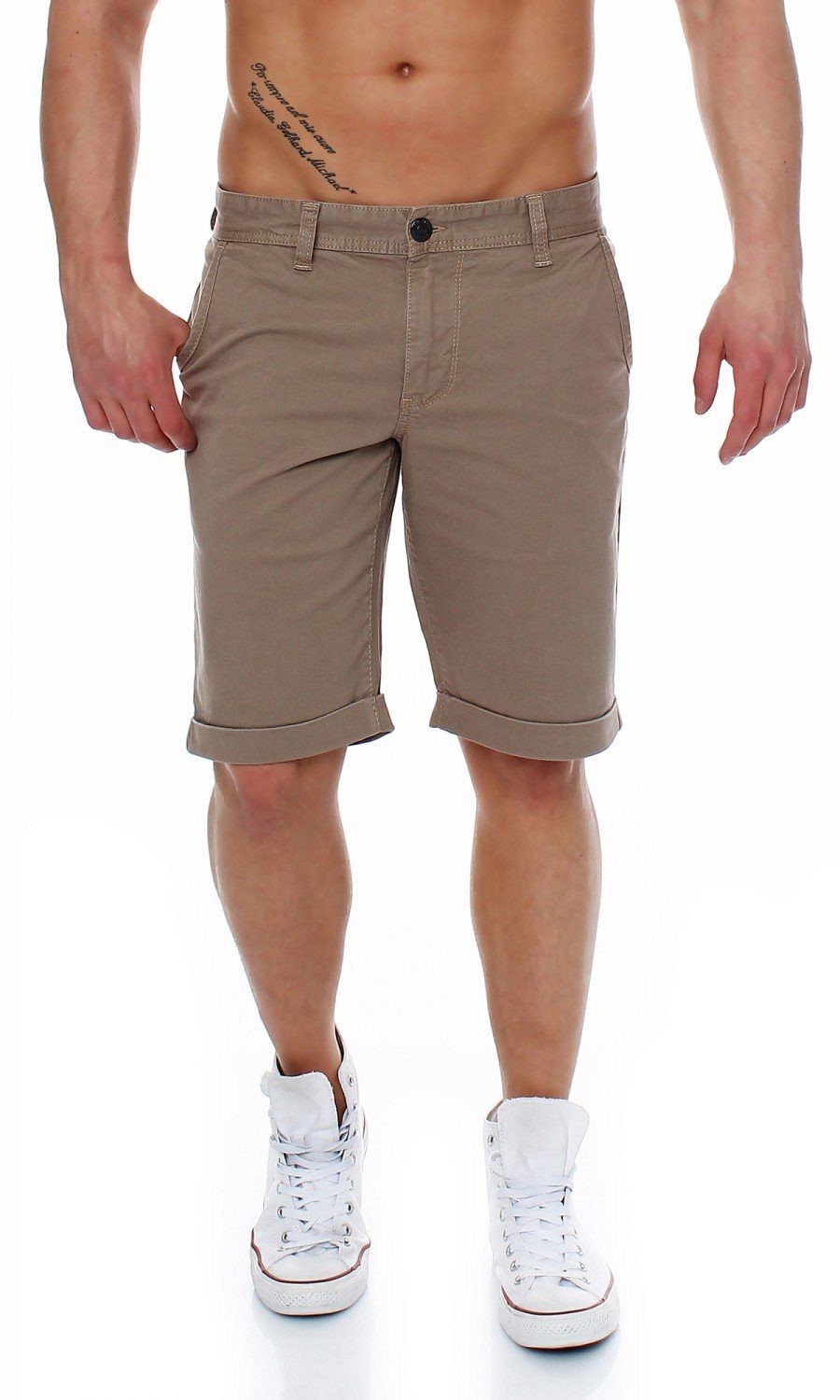Big Seven Jeansshorts Big Seven Mason Chino Shorts Herren Bermuda Hose