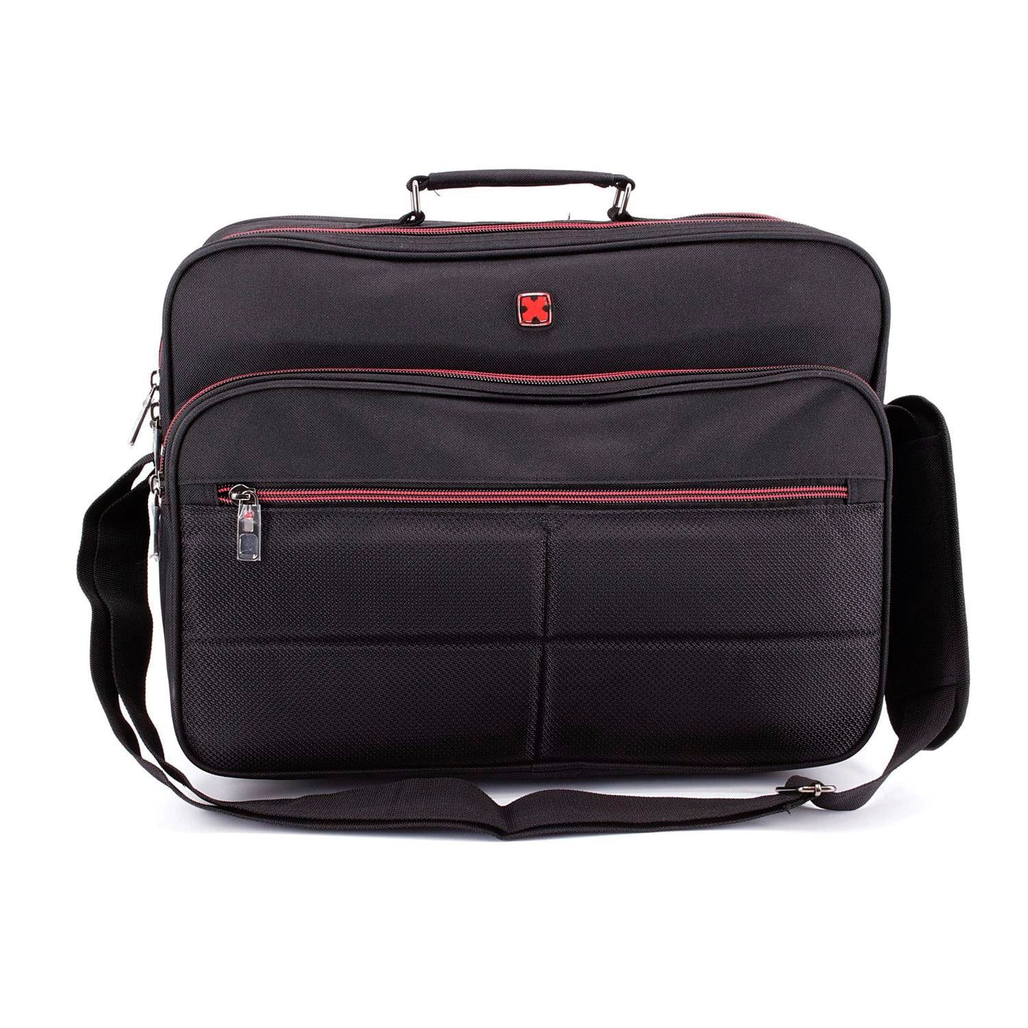 SHG Messenger Bag ◊ Messenger Bag Umhängetasche Schultertasche, Flugbegleiter Arbeitstasche Freizeittasche