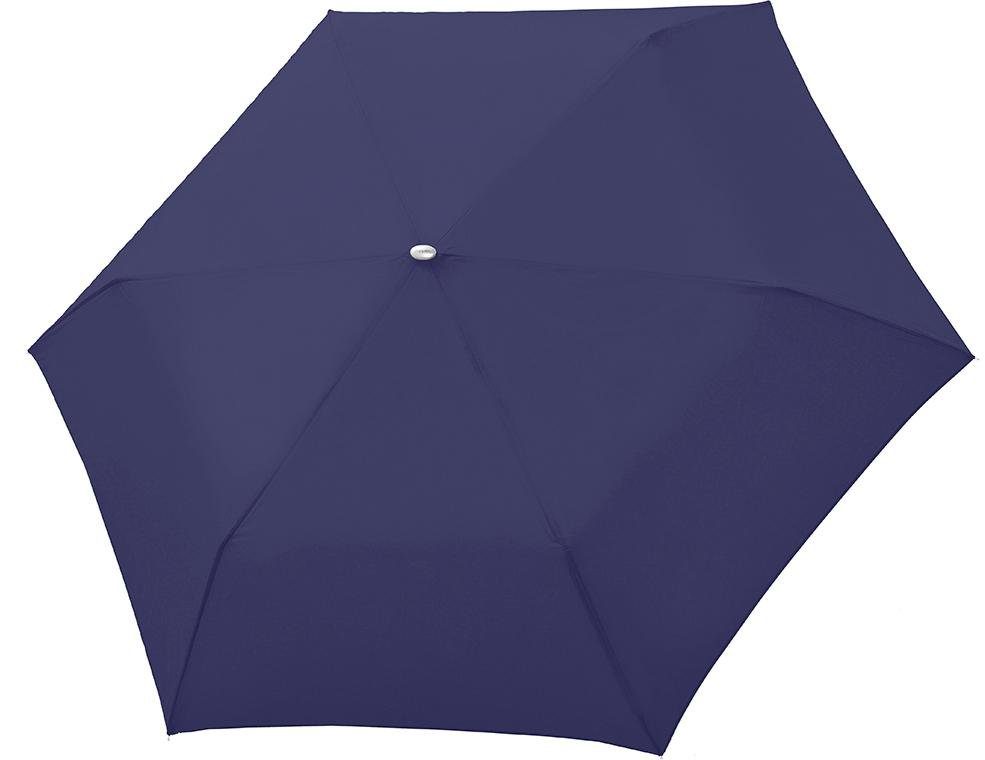 Taschenregenschirm doppler® Mini Navy Slim uni, Carbonsteel