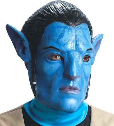 Rubie´s Verkleidungsmaske Avatar Jake Sully Halbmaske aus Kunststoff, Na'vi-Maske für Dein Avatar-Kostüm
