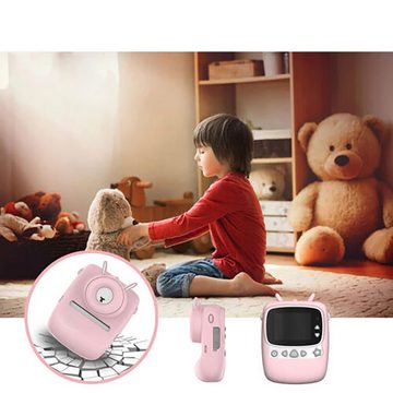 HT Kinderkamera mit 30 Megapixeln,1080P Full HD Selfie-Digitalkamera Kinderkamera (inkl. 2,4 Zoll Display und 32GB TF-Karte, ideal als Geschenk für Jungen und Mädche)
