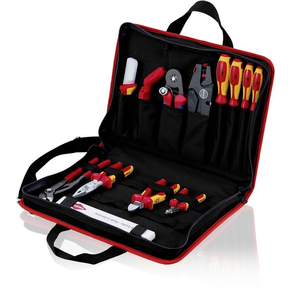 Knipex Werkzeugtasche Werkzeugtasche "Kompakt" Elektro 14-teilig | Werkzeugtaschen