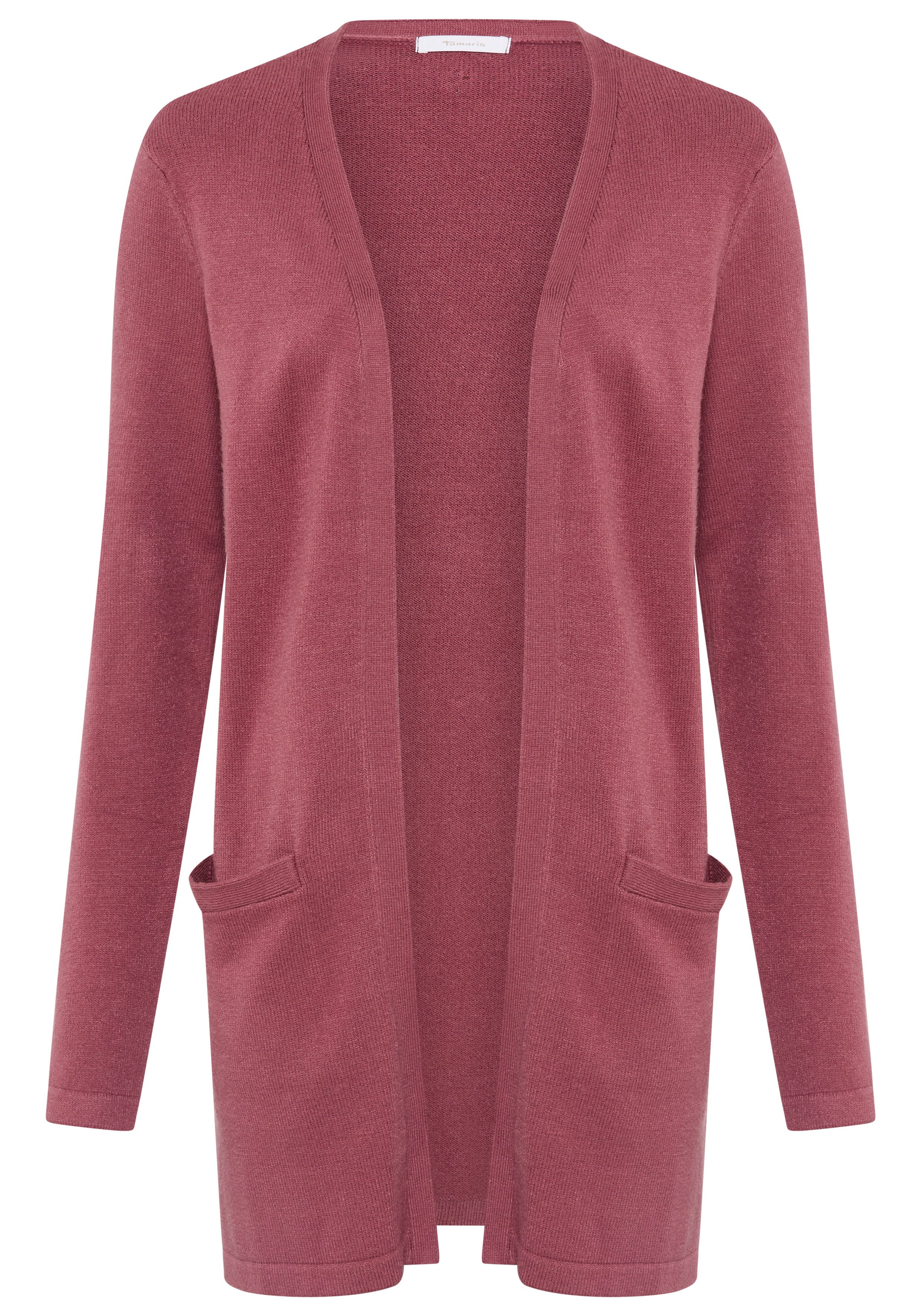 Tamaris Strickjacke mit Taschen, aus weicher Viskosemischung perfekt für laue Sommerabende