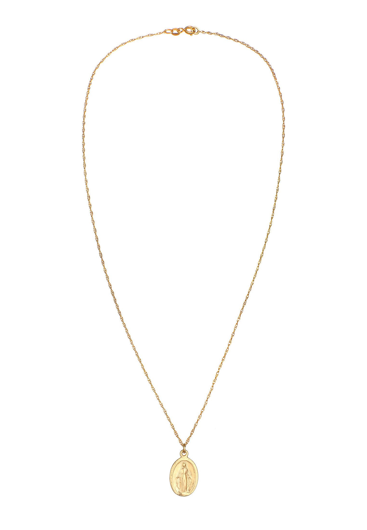 Elli Kette mit Anhänger Marienbild Oval Vintage Style 925 Sterling Silber günstig online kaufen