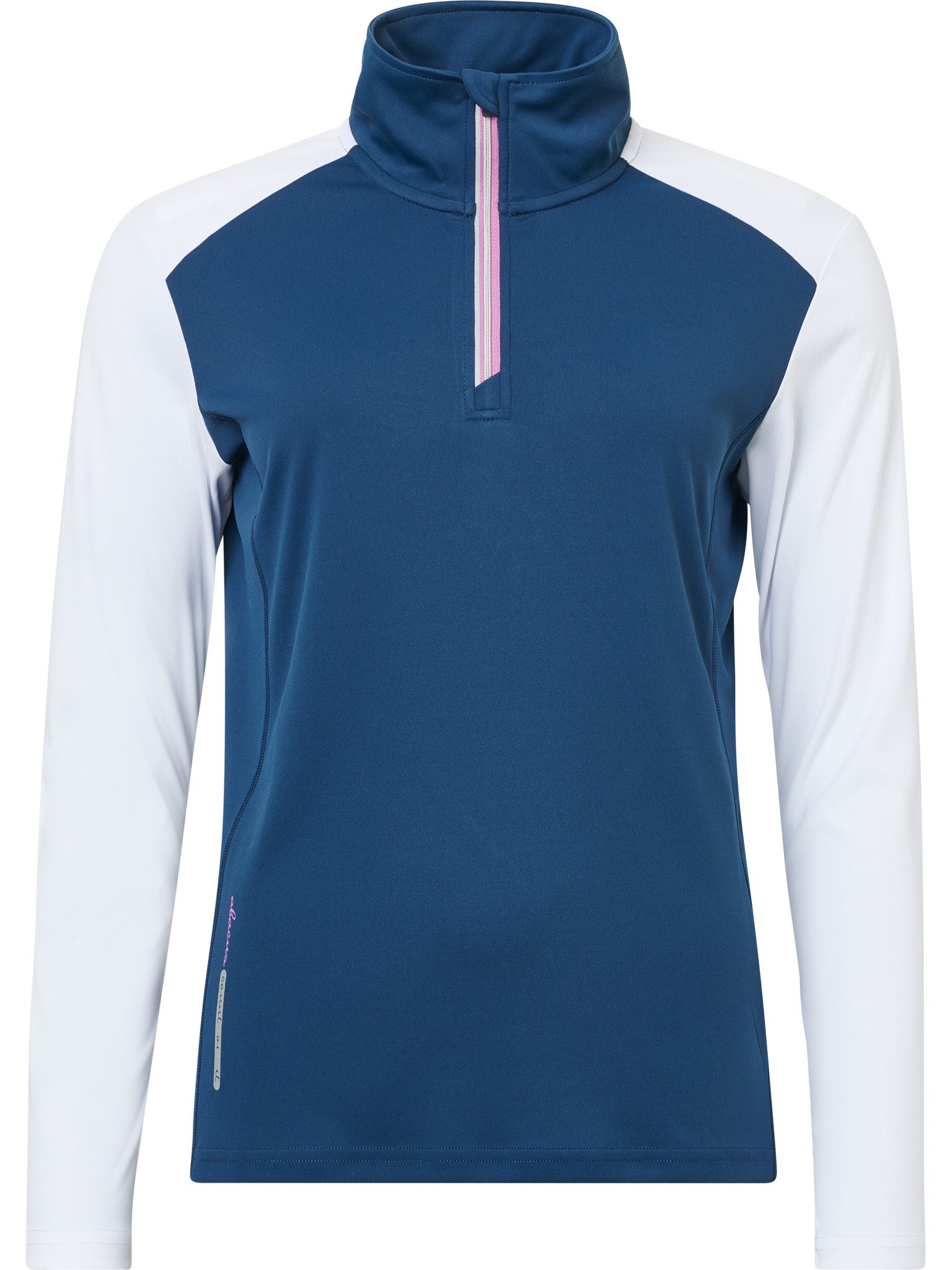 Abacus Sportswear Longsweatshirt Abacus Golf Layer Cypress Halfzip Blau-Weiß-Rosa Damen