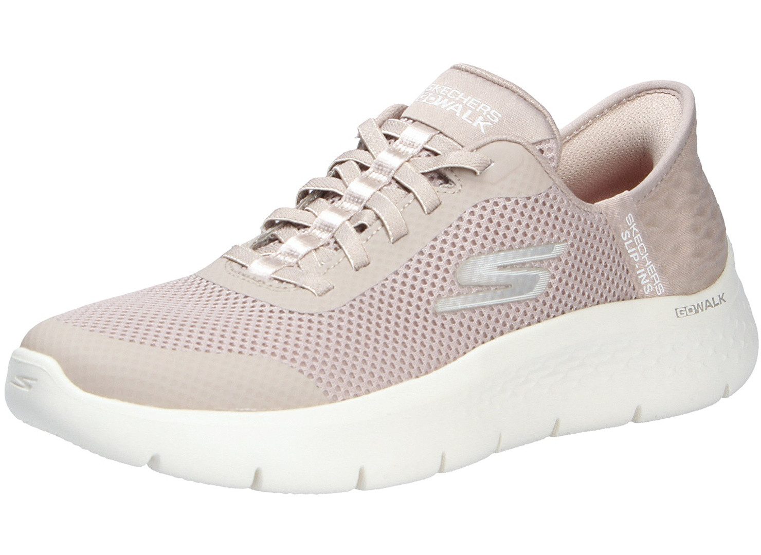 Skechers Damen Slipper GO WALK FLEX beige Größe Slipper