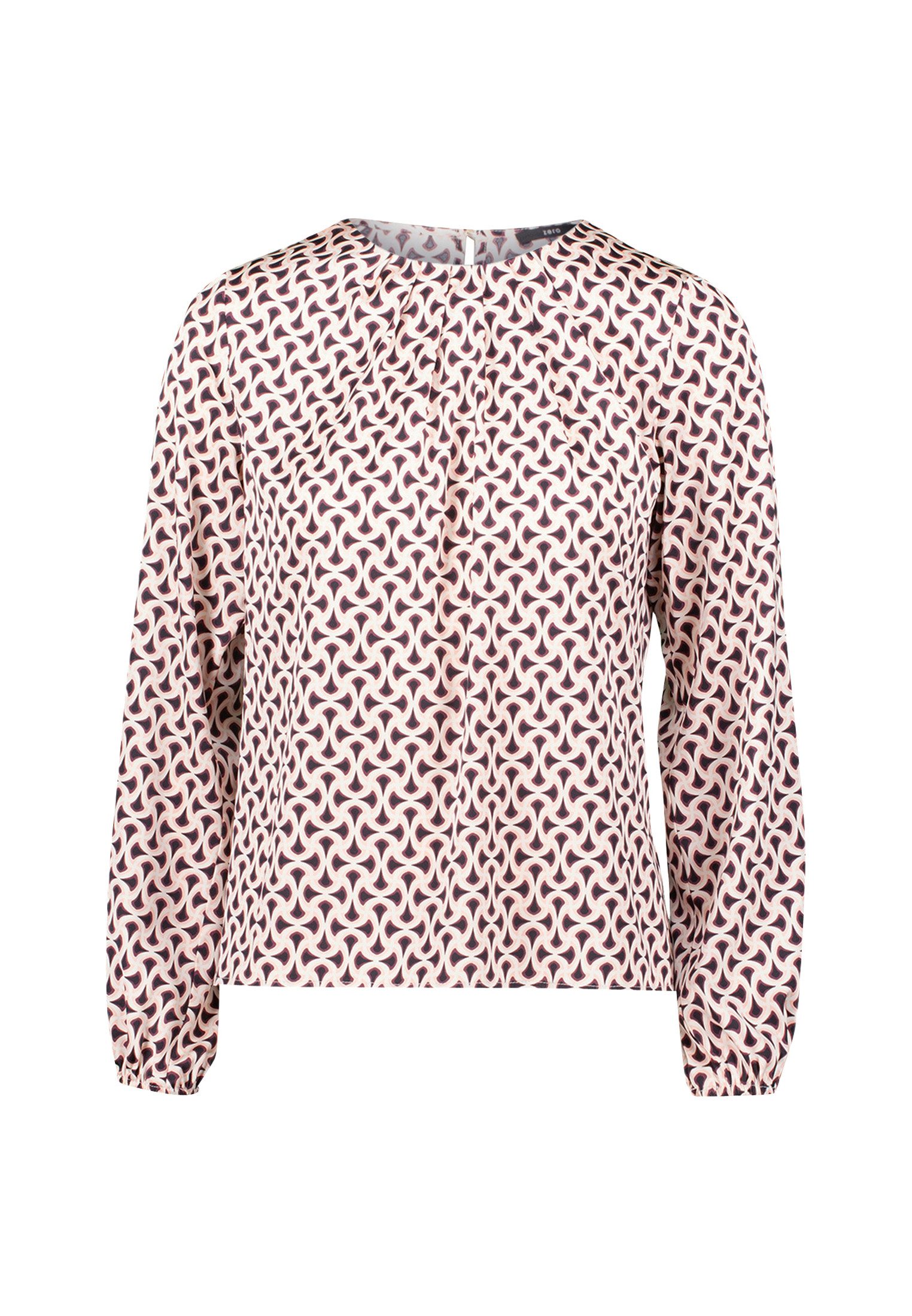Zero Satinbluse Damen mit Druck günstig online kaufen