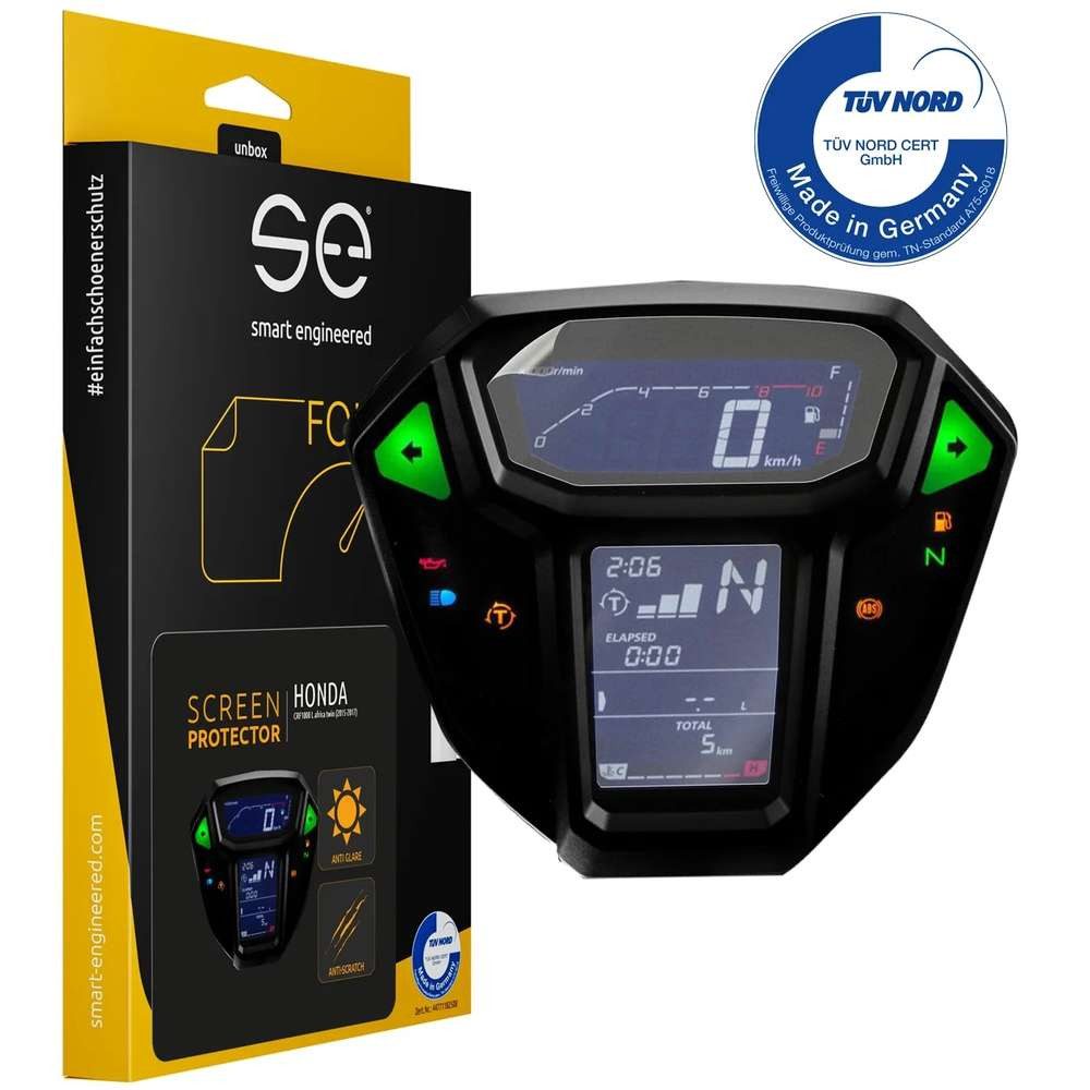 smart engineered Displayschutzfolie se 3D Cockpit Schutzfolie klar & entspiegelt (VPE 2) Honda CRF1000 L
