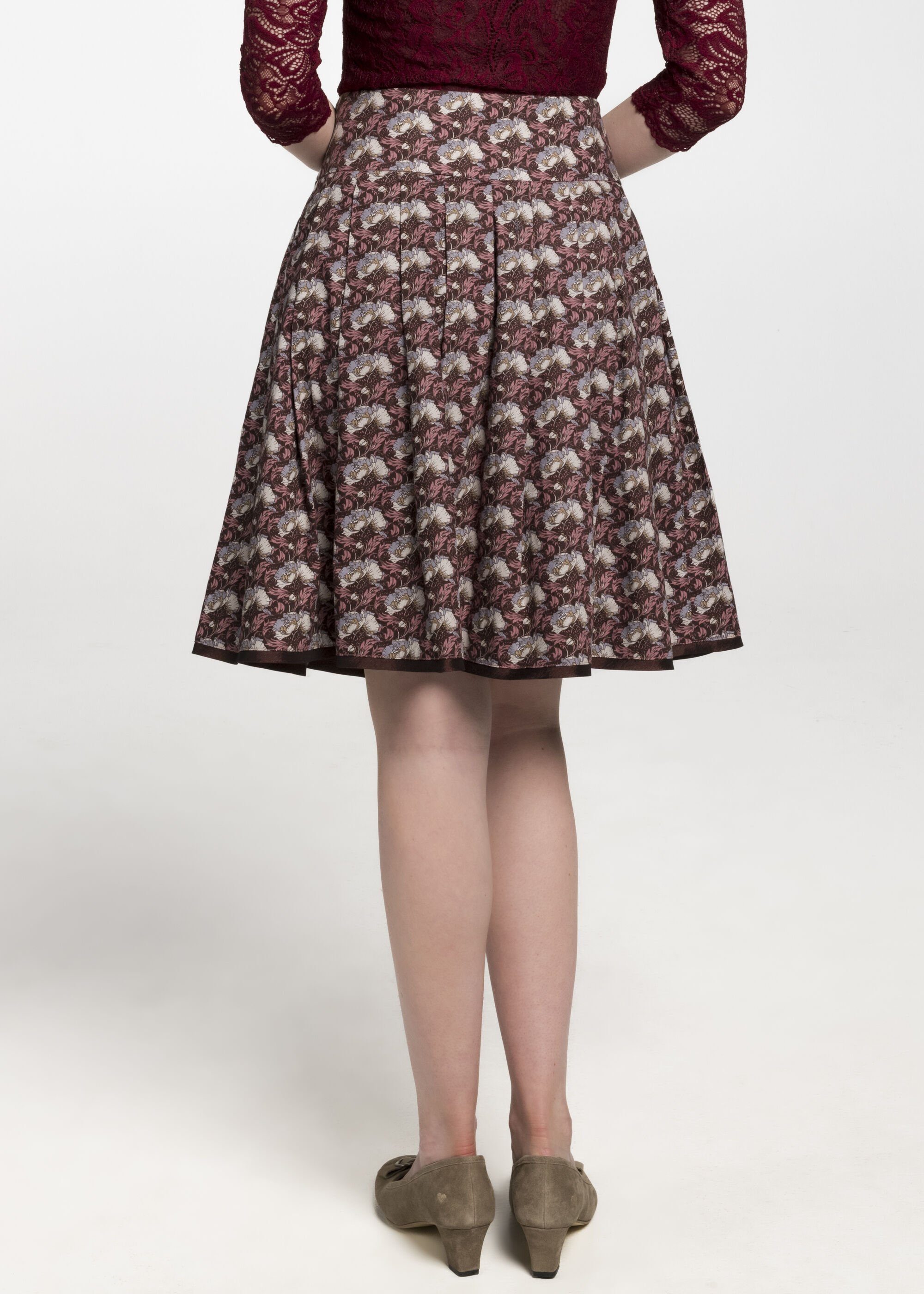 Spieth & Wensky Trachtenrock Blanchette (1-tlg) mit floralem Print