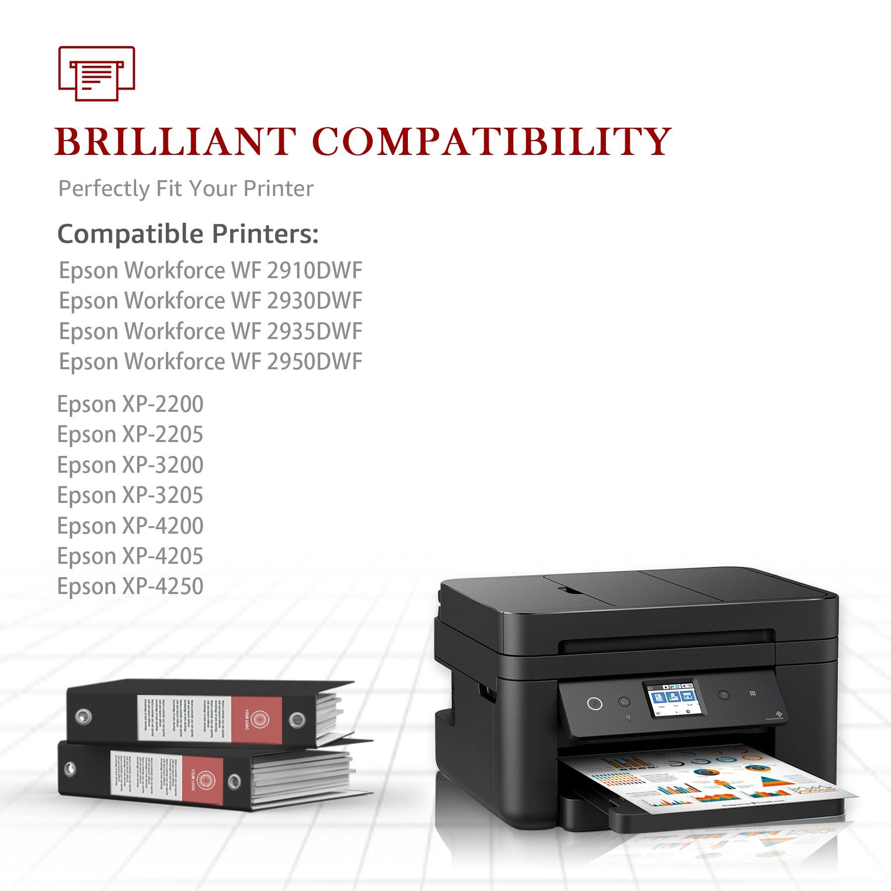 Thumbnail - Toner Kingdom 4er 604XL ersetzt Epson 604 Druckerpatronen Multipack Tintenpatrone (für Epson XP-2200 XP-2205 XP-3200 XP-...