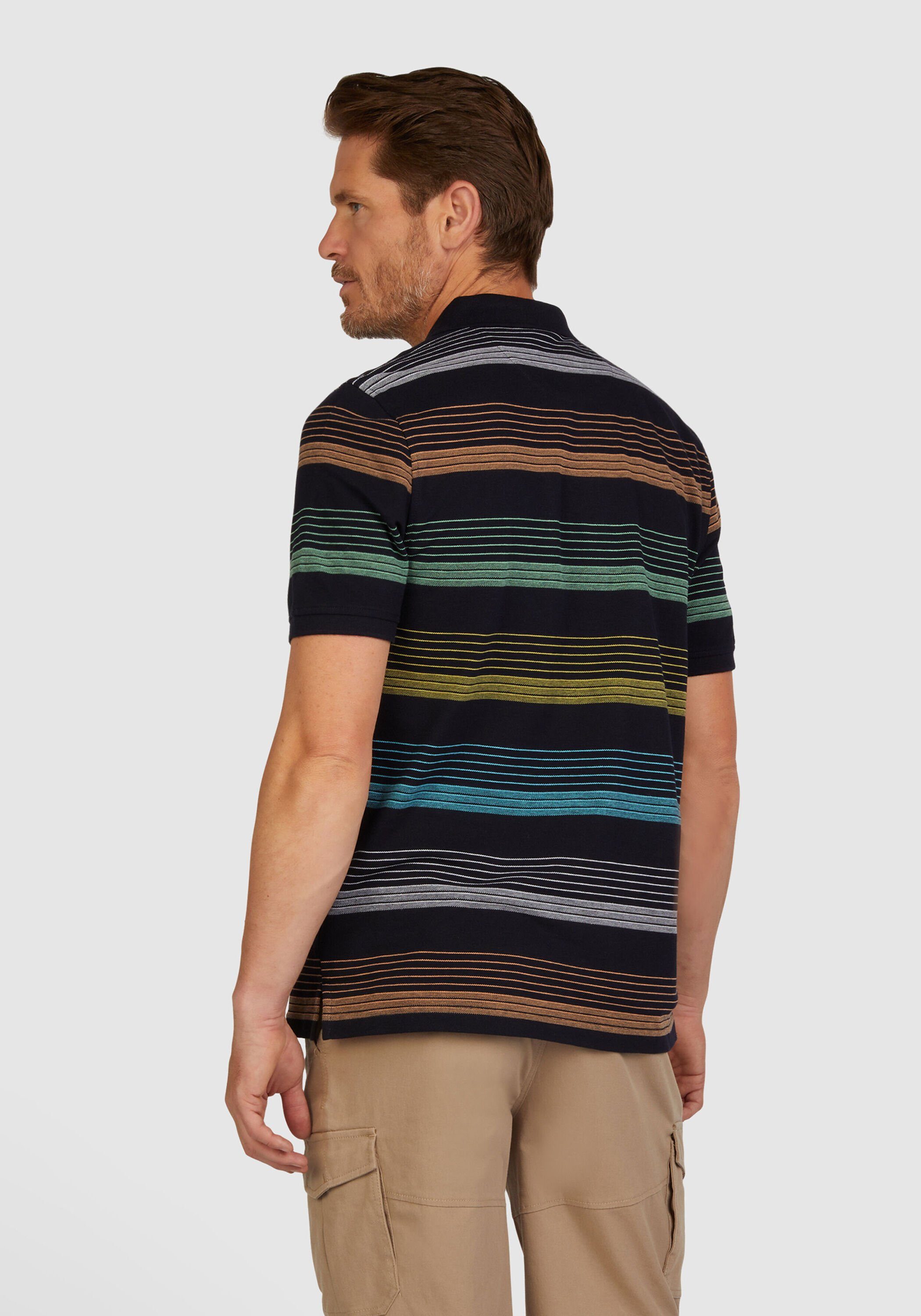 NAVIGAZIONE Poloshirt (1-tlg) aus bügelfreiem Material