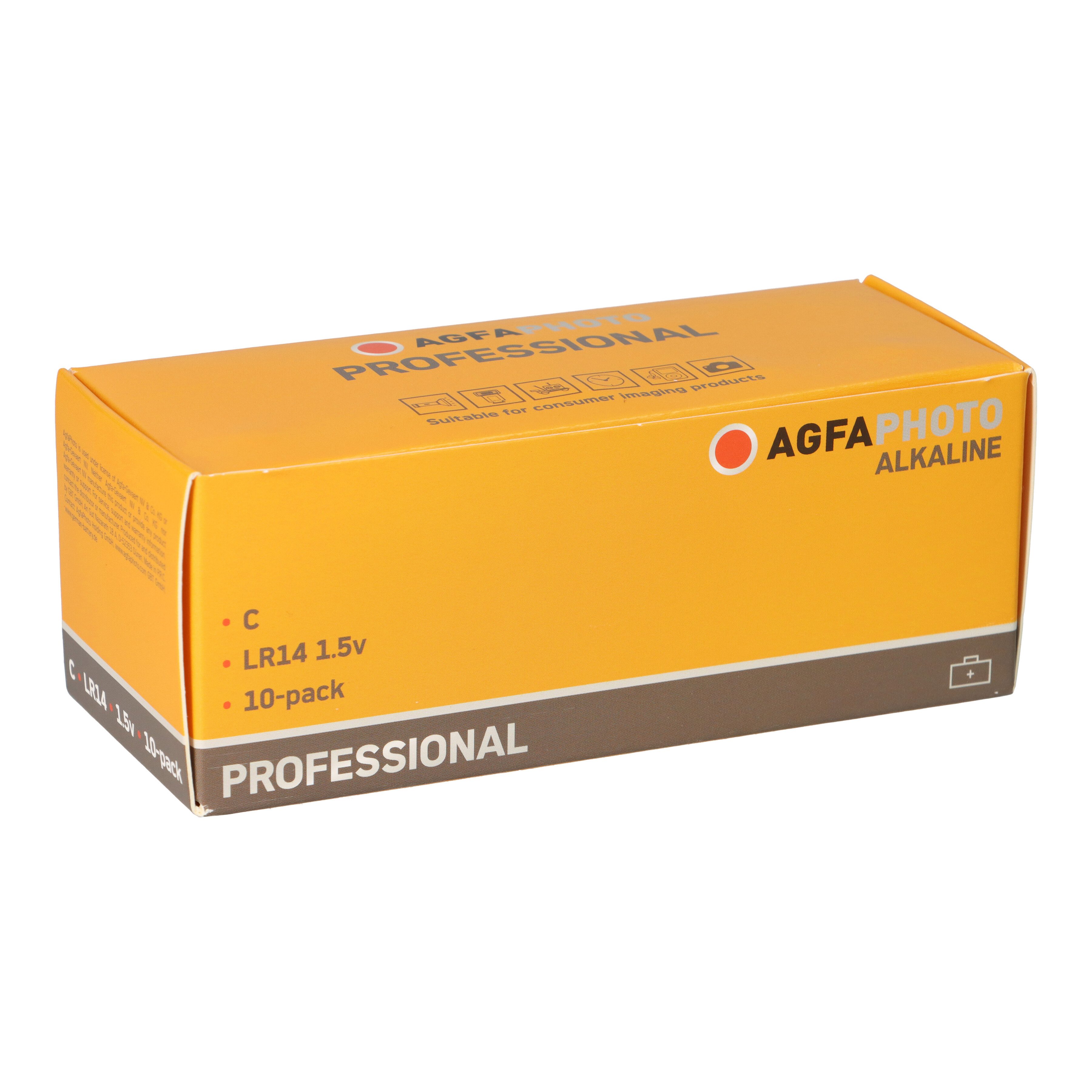 AgfaPhoto AGFAPHOTO Batterie Professional Baby C 1.5V 10 Stück Batterie