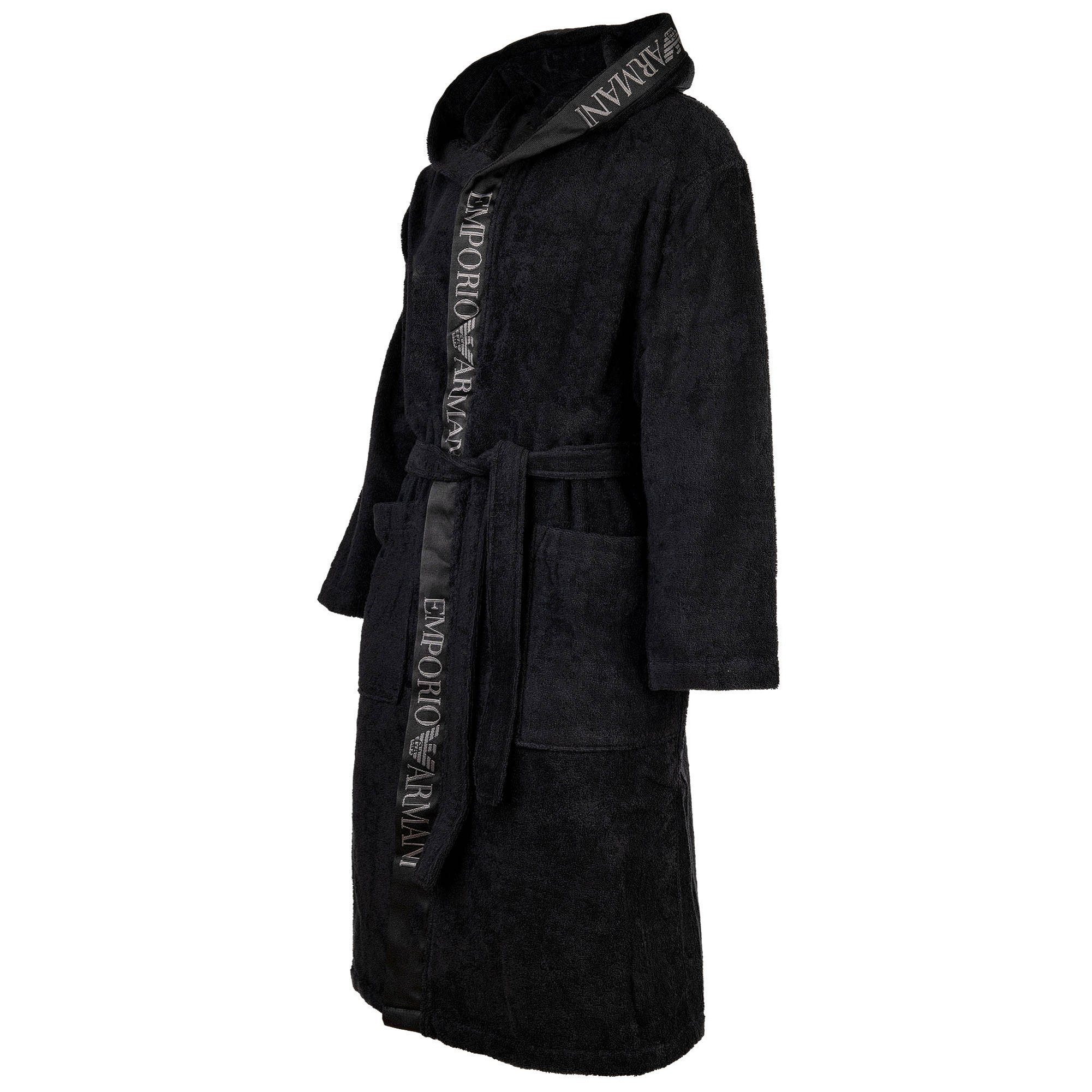 Emporio Armani Bademantel Herren Bademantel Baumwolle Sponge, Baumwolle