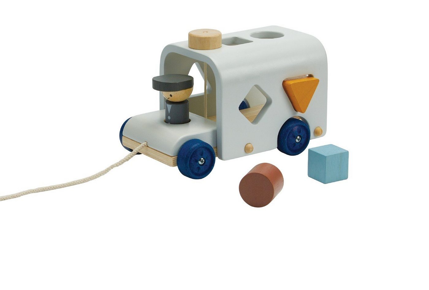 Plantoys Lernspielzeug Sortierbus Orchard