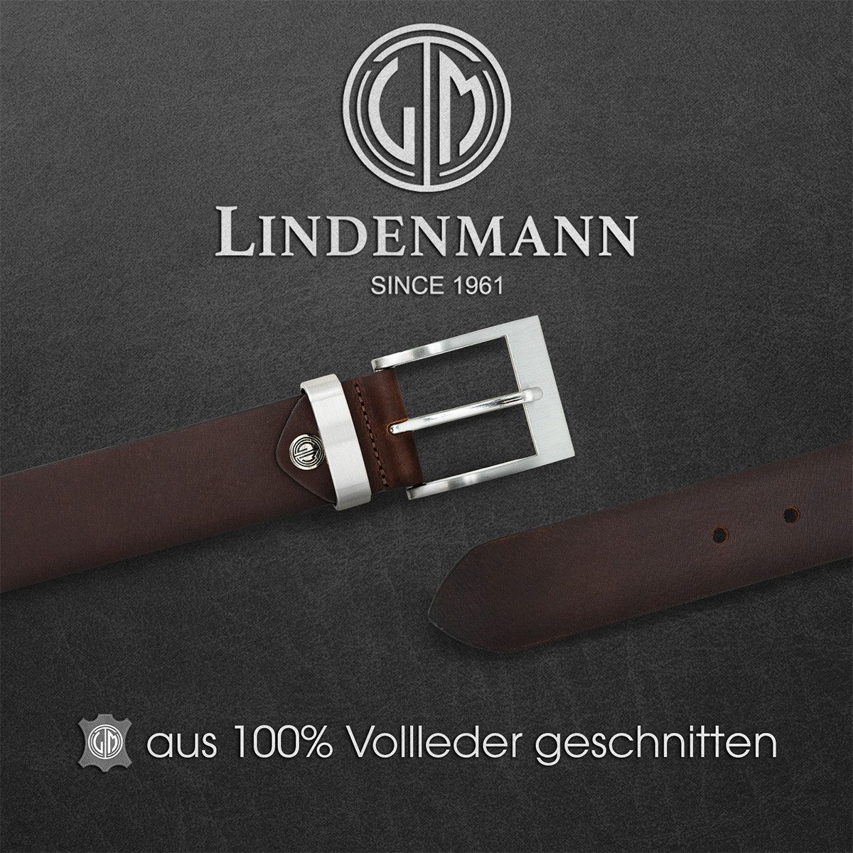 LINDENMANN Ledergürtel