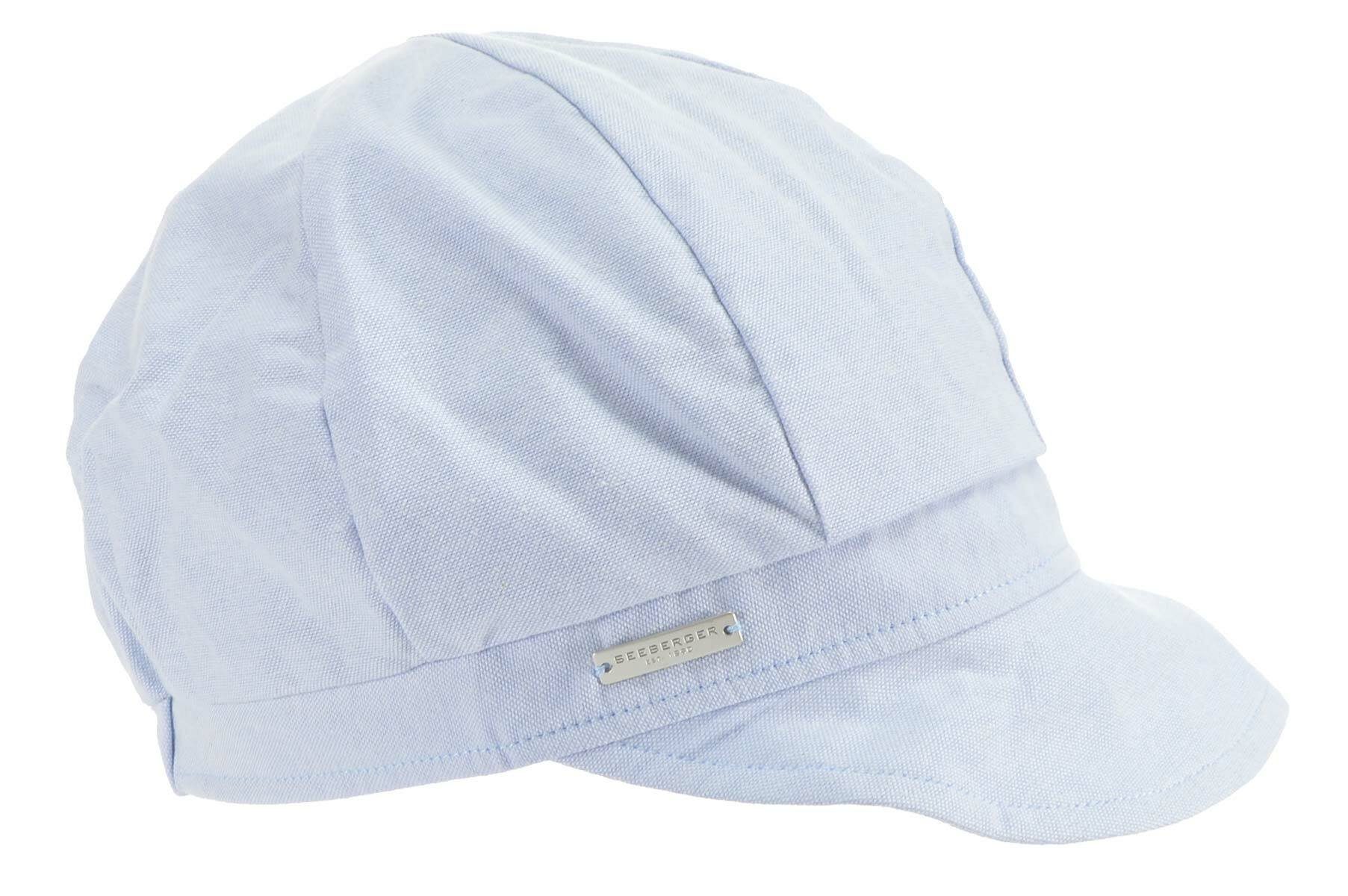 Seeberger Ballonmütze Chambraystoff Schildmütze 53972-0 günstig online kaufen