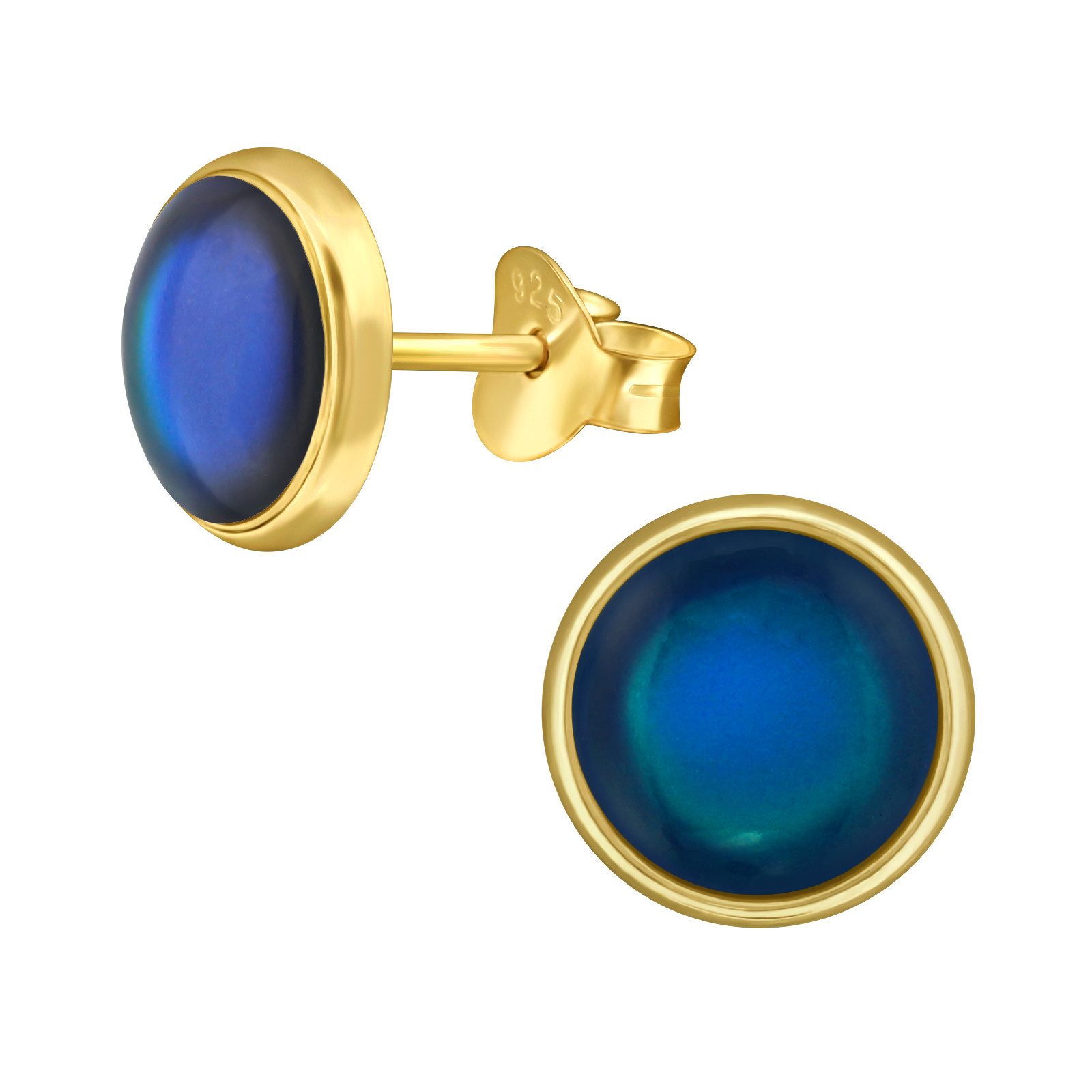 ALEXANDER YORK Paar Ohrstecker GEO-DESIGN farbverändernd in Gold, 2-tlg., 9 günstig online kaufen