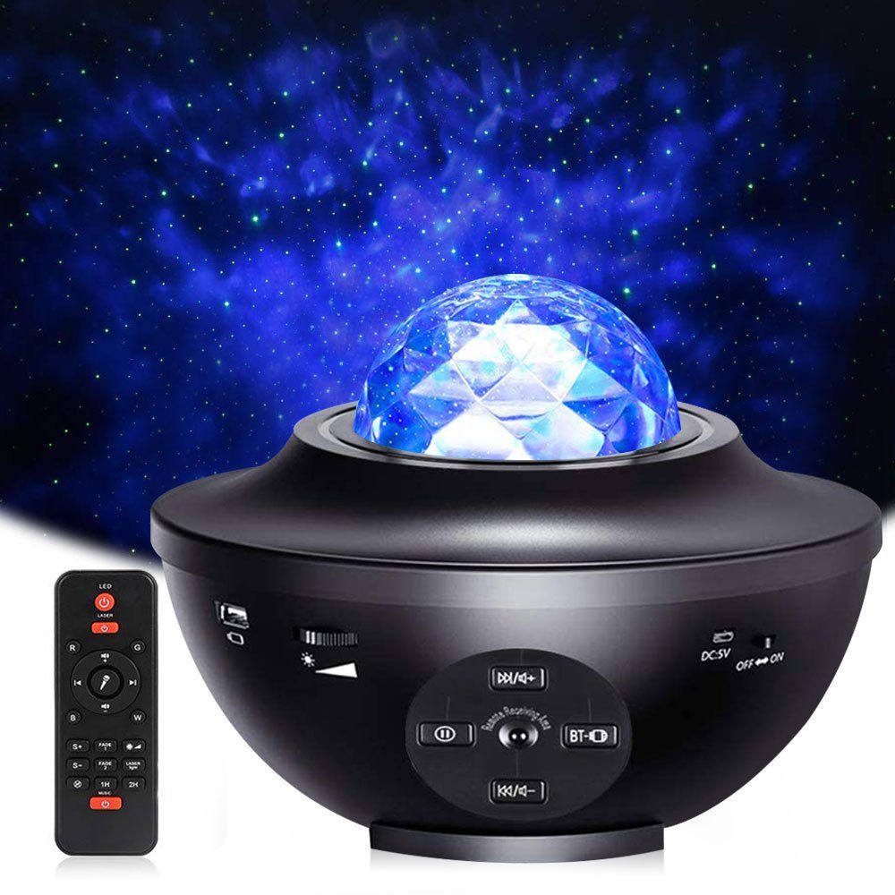 Rosnek LED Nachtlicht LED Sternenhimmel Musik Lampe, Bluetooth,USB,Geschenk günstig online kaufen