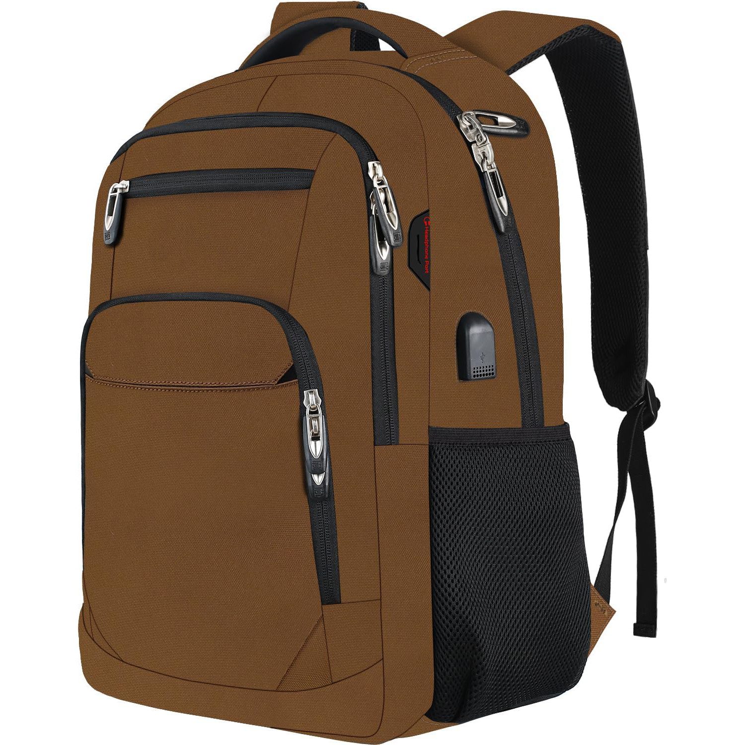 OKWISH Laptoprucksack Laptop Рюкзаки Schulrucksack Wasserbeständig Laptoptasche (Uni Tasche Businessrucksack Sportrucksack, Backpack mit Laptopfach, Anti-Diebstahl, mit USB-Anschluss), Herren Damen Jungen Teenager Arbeit Business Freizeit Reisen