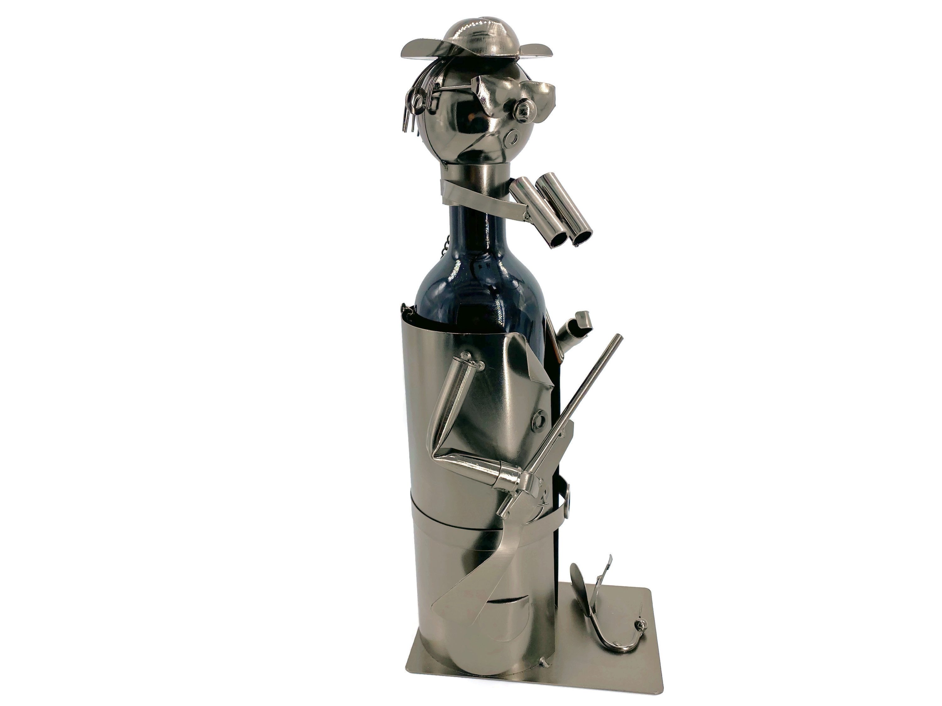 eXODA Weinflaschenhalter Jäger aus Metall, (1x günstig online kaufen