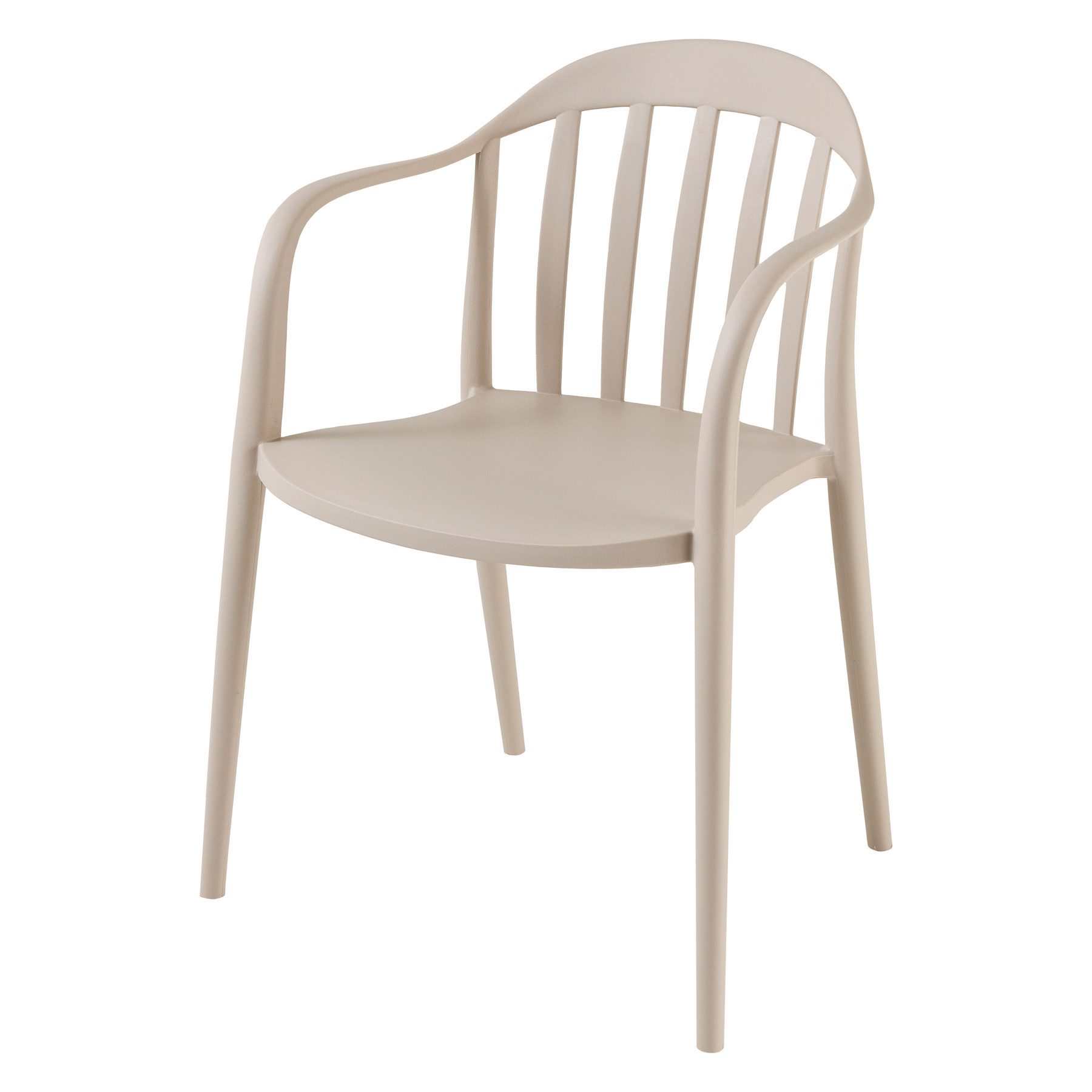 riess-ambiente Gartenstuhl STUDIO ITALIA taupe · wetterfester Stapelstuhl f günstig online kaufen