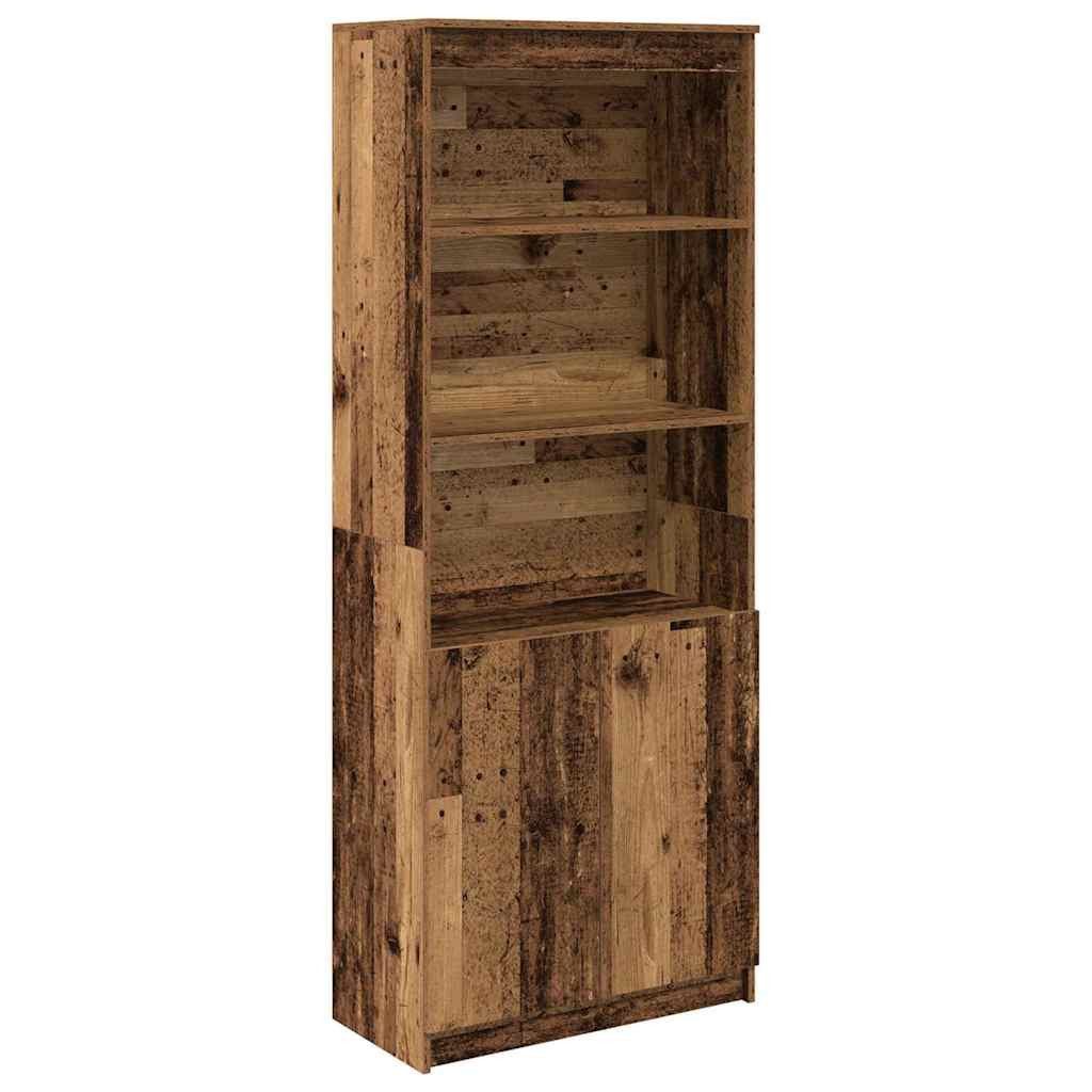 vidaXL Highboard Highboard Altholz-Optik 70x35x180 cm günstig online kaufen
