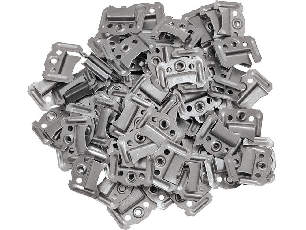 VOREL Wandanker Befestigungsklammern für wandpaneele 23 x 1 MM, 100 stück, (1-St)