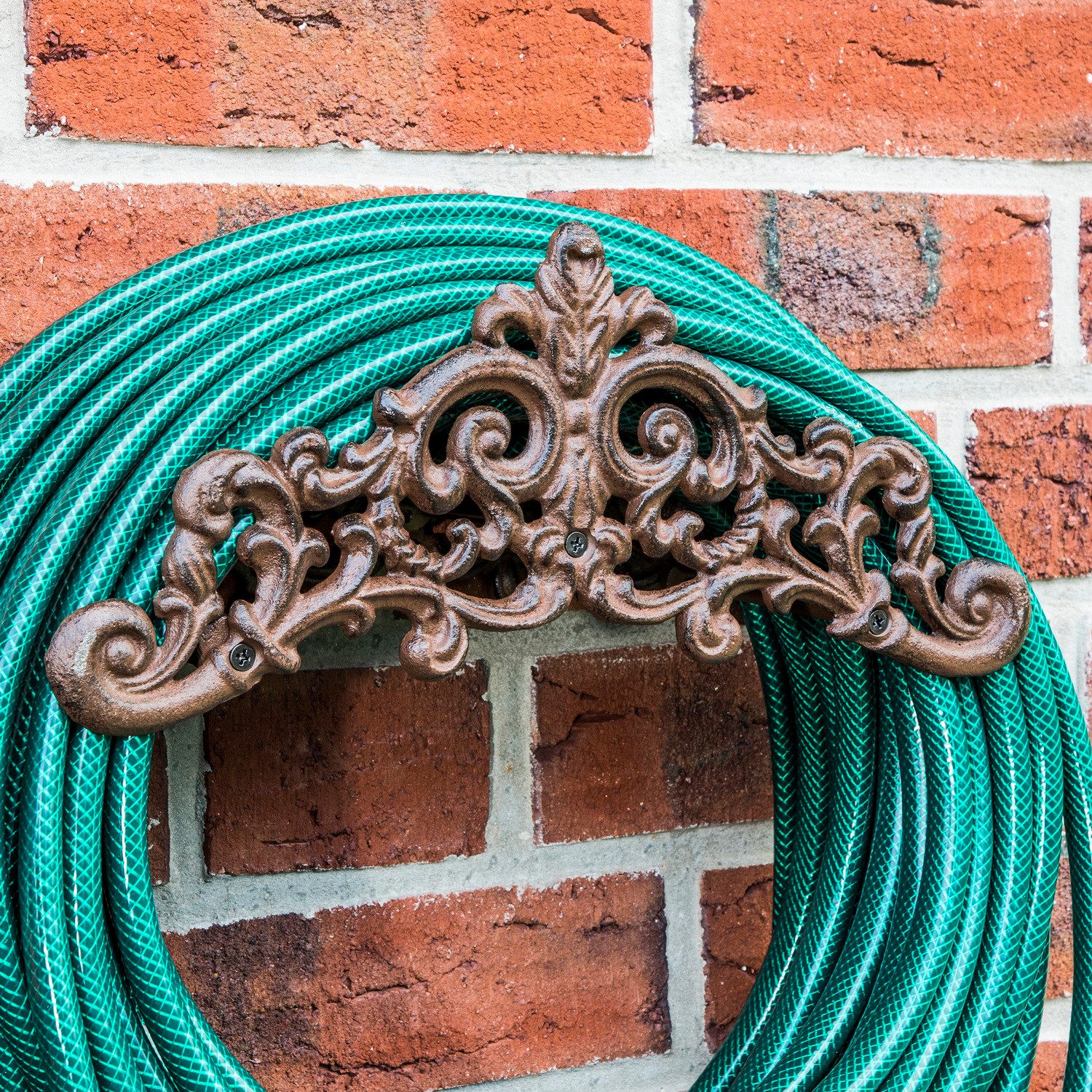 Haushalt International Wandschlauchhalter Gartenschlauchhalter Держатель шланга Держатель шлангаung, Gusseisen, Antik-Design