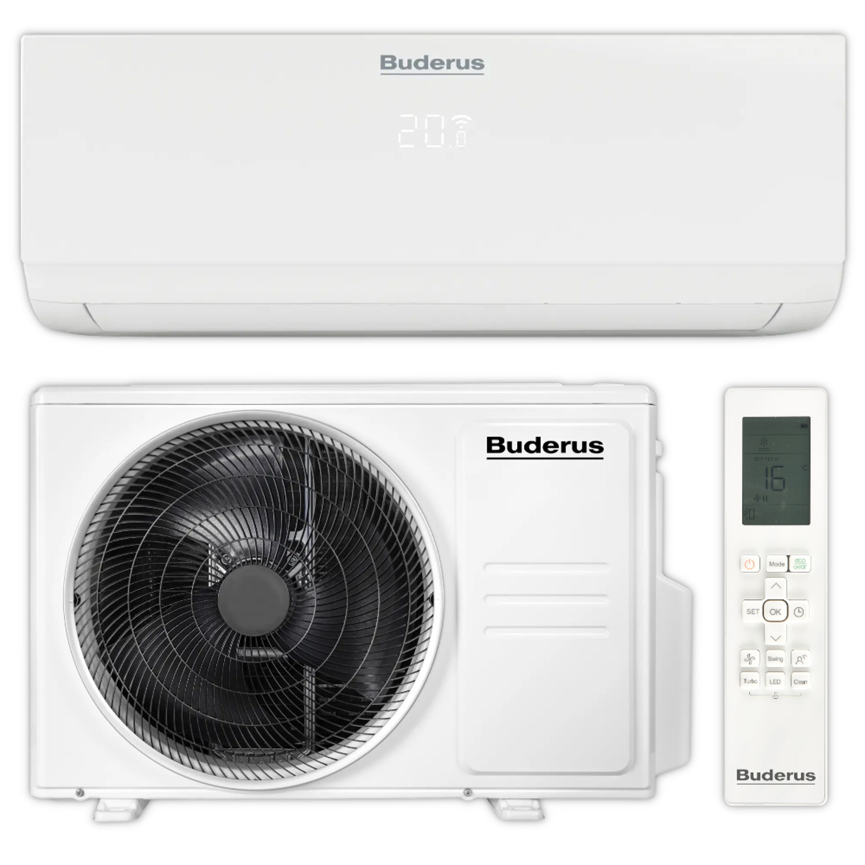 Buderus Split-Klimagerät Logacool AC166i.2-Set 2,6 W günstig online kaufen