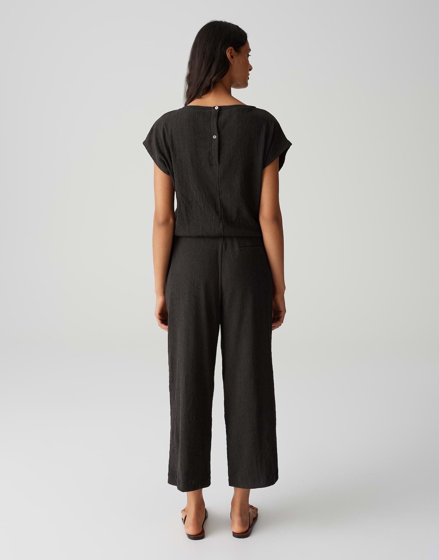 OPUS Jumpsuit MELTI Regular mit Struktur