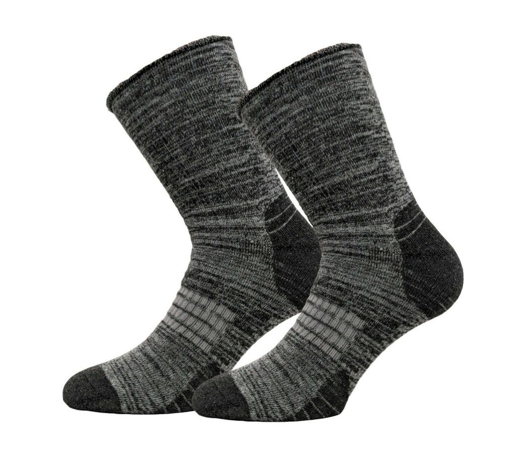 Venasoft Thermosocken Wintersocken ohne Thermosocken (Farben bunt Vollfrottee Herren Gummi, warmer zufällig) (4-Paar) Herrenstrumpf gefüttert, Paar ohne 4 Gummi