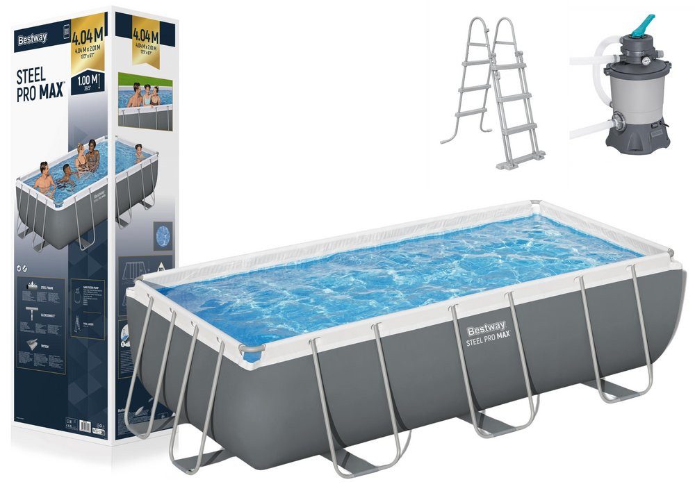 BESTWAY Pool Rahmenpool 404 x 201 x 100 cm Bestway 56442