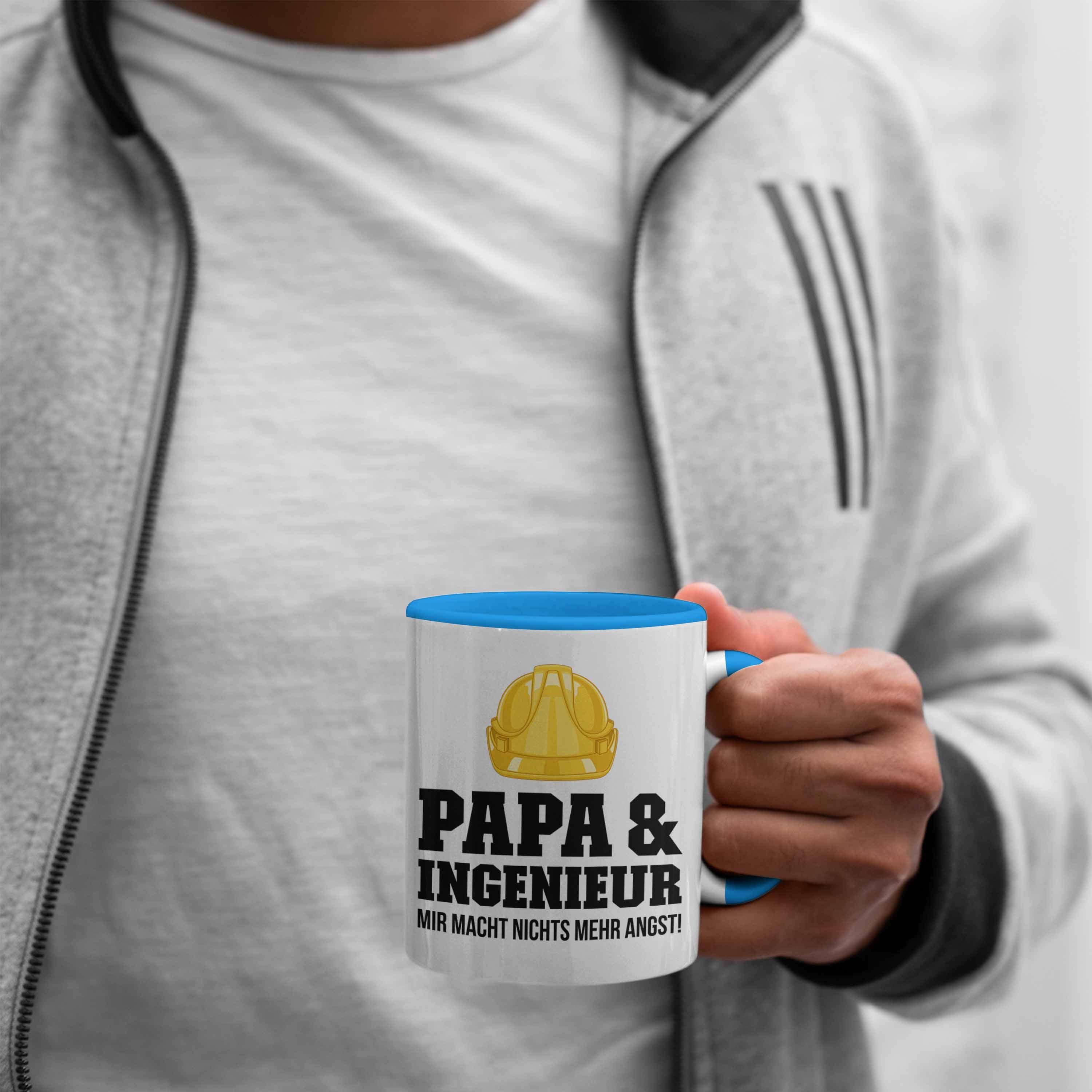 Geschenk Kaffeetasse Geschenkidee Tasse Ingenieur Tasse Papa Gadget Trendation Trendation Blau - Ingeneur