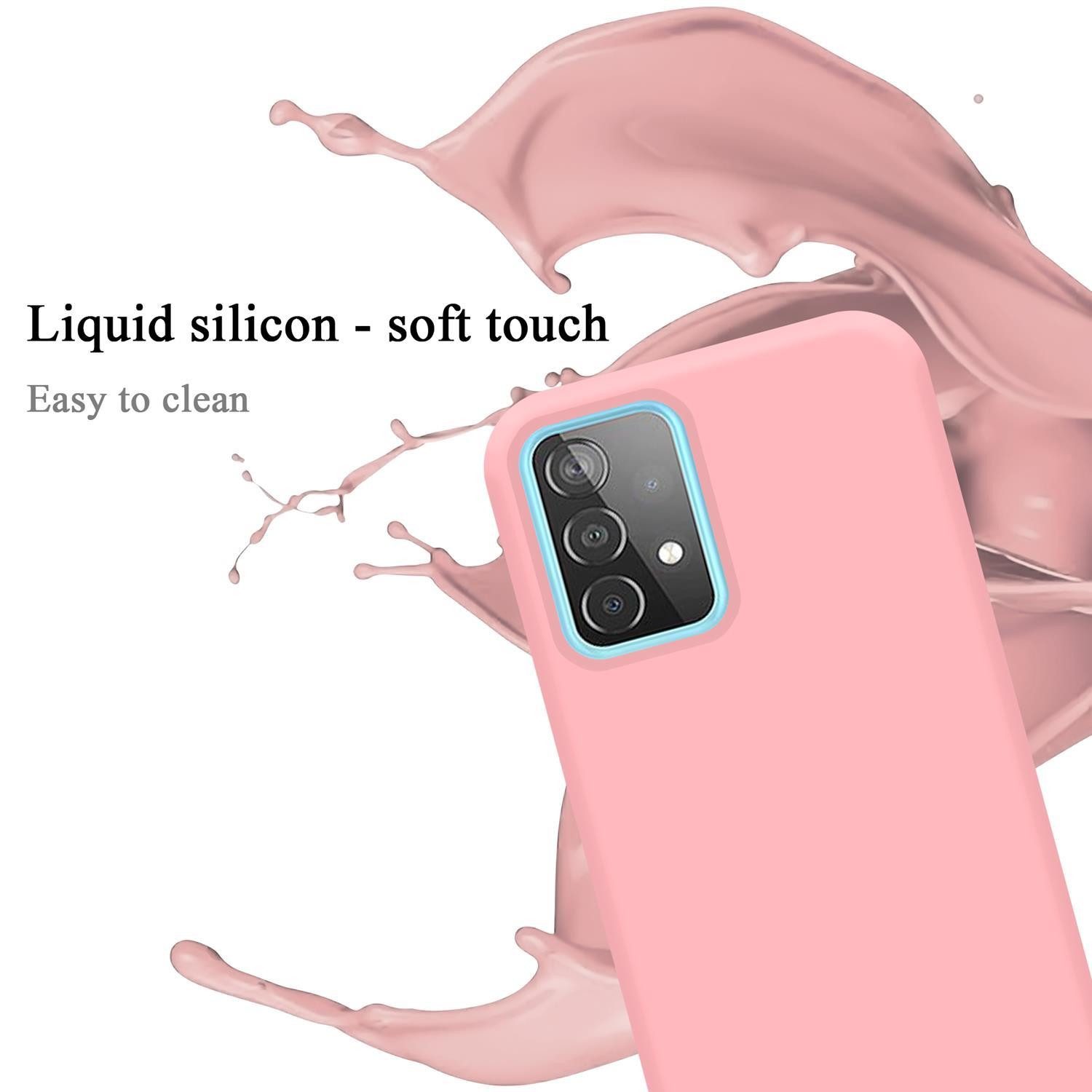 Cadorabo Handyhülle für Samsung Galaxy A52 (4G / 5G) / A52s Hülle Samsung Galaxy A52 (4G / 5G) / A52s, Flexible Hülle TPU Silikon Schutzhülle Back Cover Case