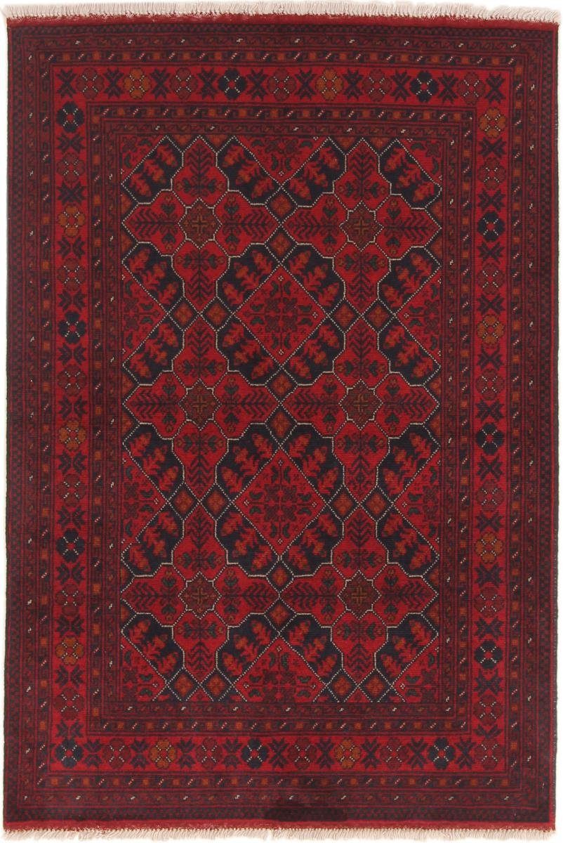 Orientteppich Khal Mohammadi 98x147 Handgeknüpfter Orientteppich, Nain Trading, rechteckig, Höhe: 6 mm