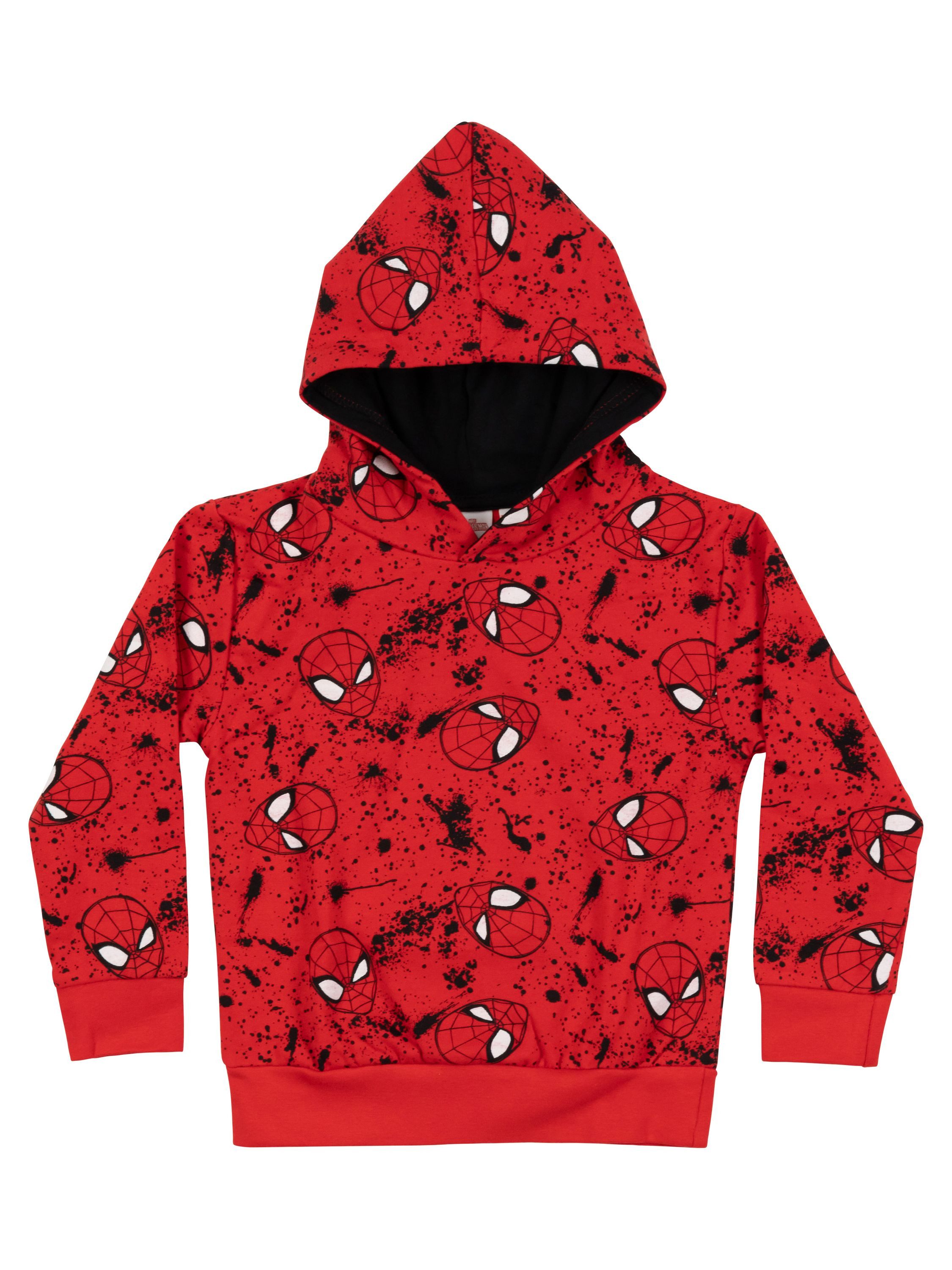 United Labels® Sweatshirt Marvel Spiderman Hoodie Kapuzenpullover Pullover Kapuze Sweatshirt