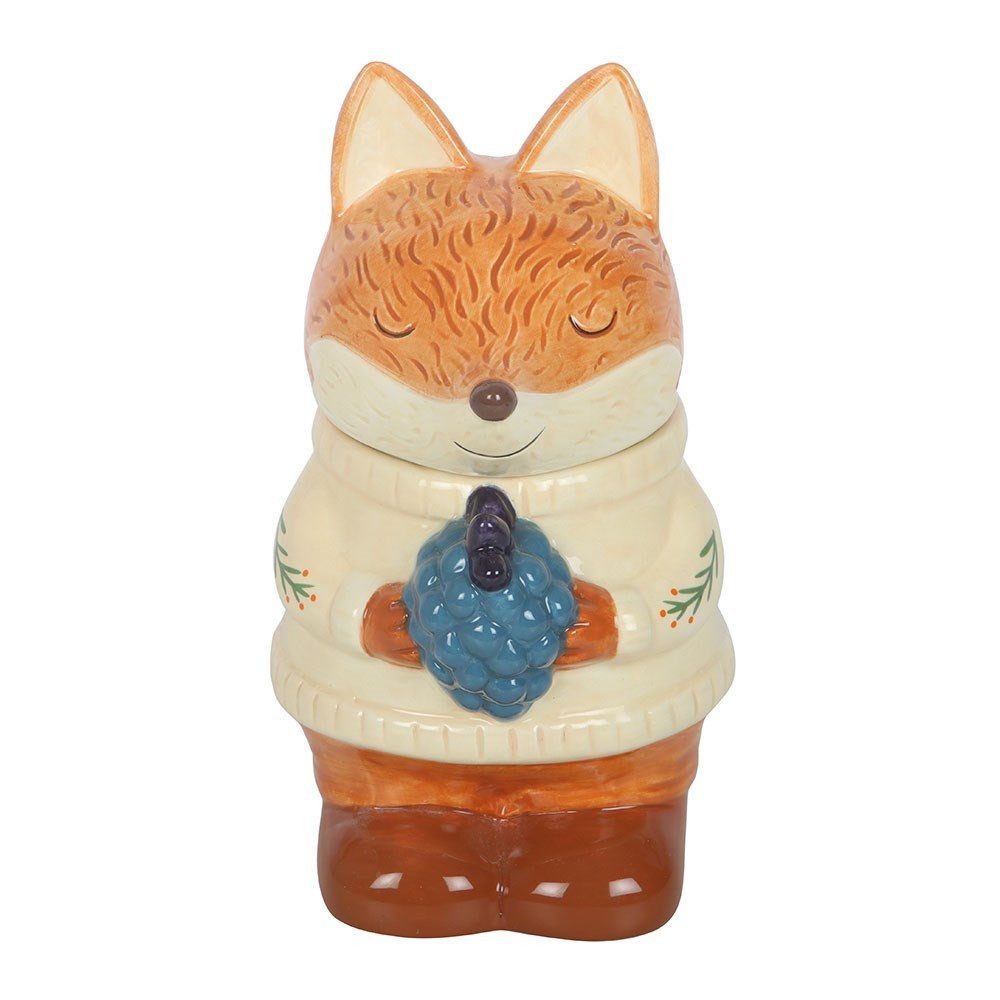 Something Different Duftlampe Süße Keramik Duftlampe Fuchs mit Deckel – Felix Fox