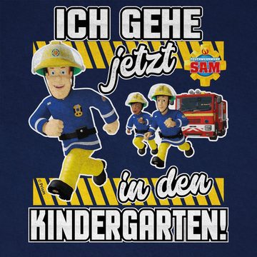 Shirtracer T-Shirt Ich gehe jetzt in den Kindergarten! Feuerwehrmann Sam Jungen