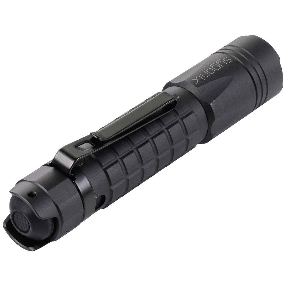 Sygonix Taschenlampe LED-TASCHENLAMPE SY-5469504, mit Gürtelclip, IP68 (wasserdicht), mit Stroboskopmodus