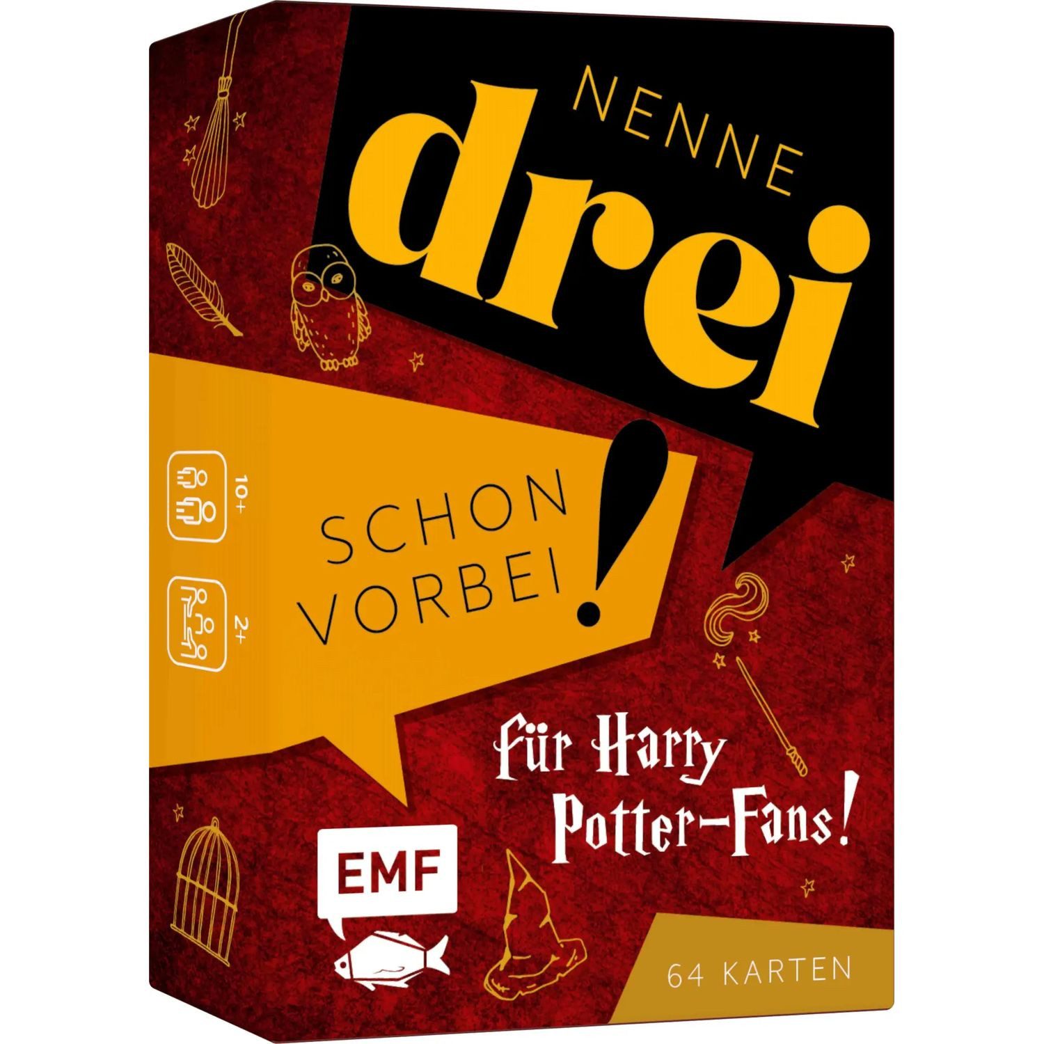 Michael Fischer Spiel Kartenspiel: Nenne drei - schon vorbei! ... für Harry Potter-Fans!