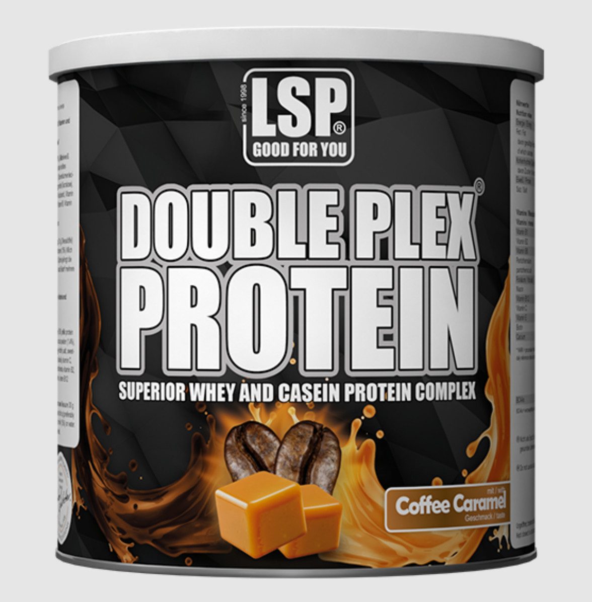 LSP DOUBLE PLEX® (750g) Whey Casein Protein Eiweiß Pulver, 1 er Nahrungsergänzungsmittel à 750 g, 1:1-Mischung aus Whey und Casein Time-Release-Protein-Formula