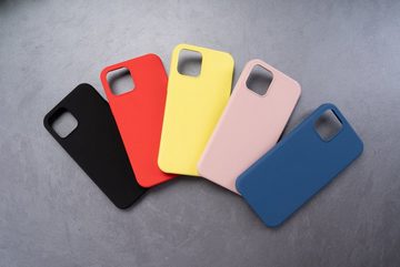 JT Berlin Handyhülle Steglitz 5,4 Zoll, [Apple iPhone 12 mini Silikon Hülle, Wireless-Charging kompatibel, Liquid-Silikon iPhone Hülle] - pink