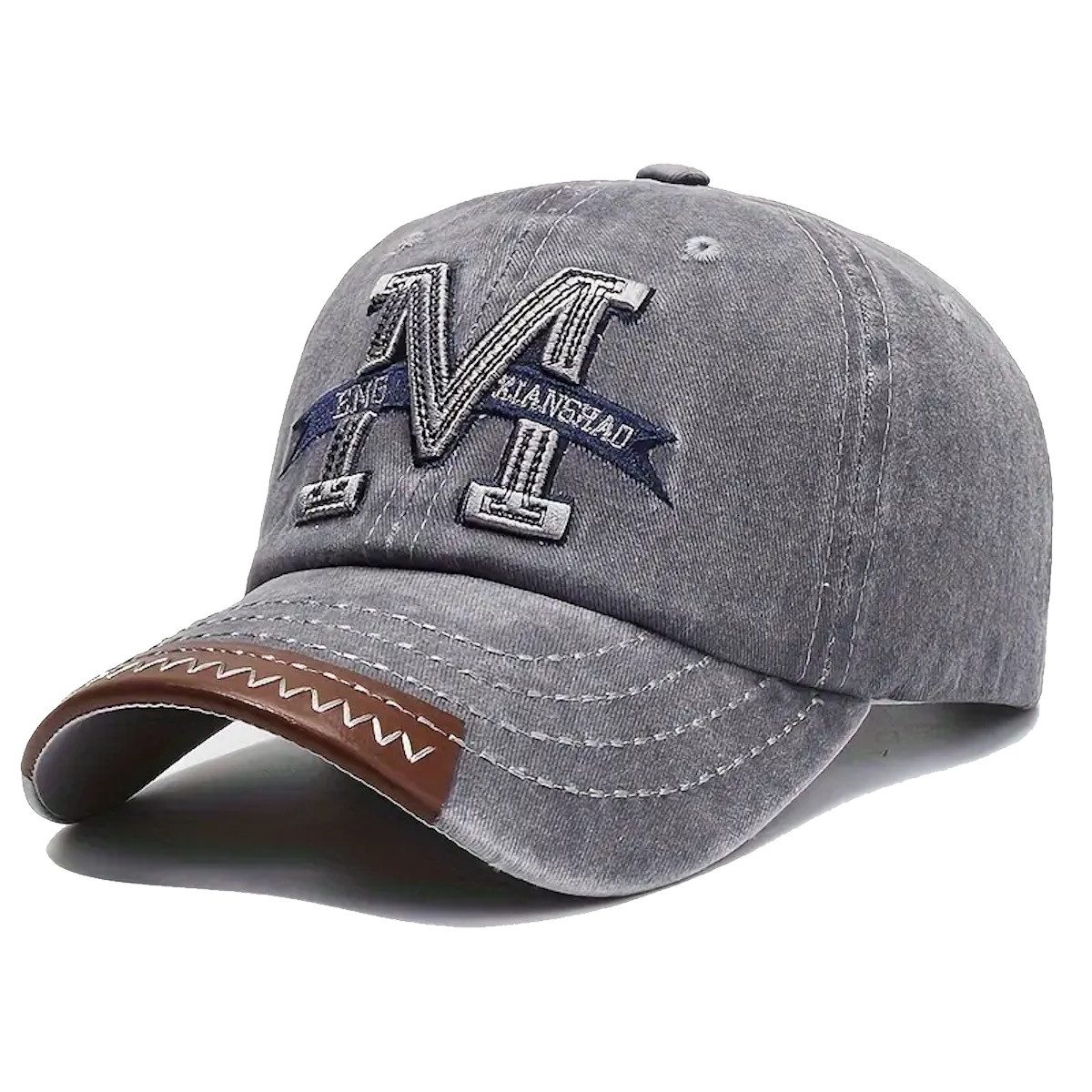 Sporty Baseball Cap Classic The M Vintage Style Used Washed Look Retro Baseballcap vintage Look